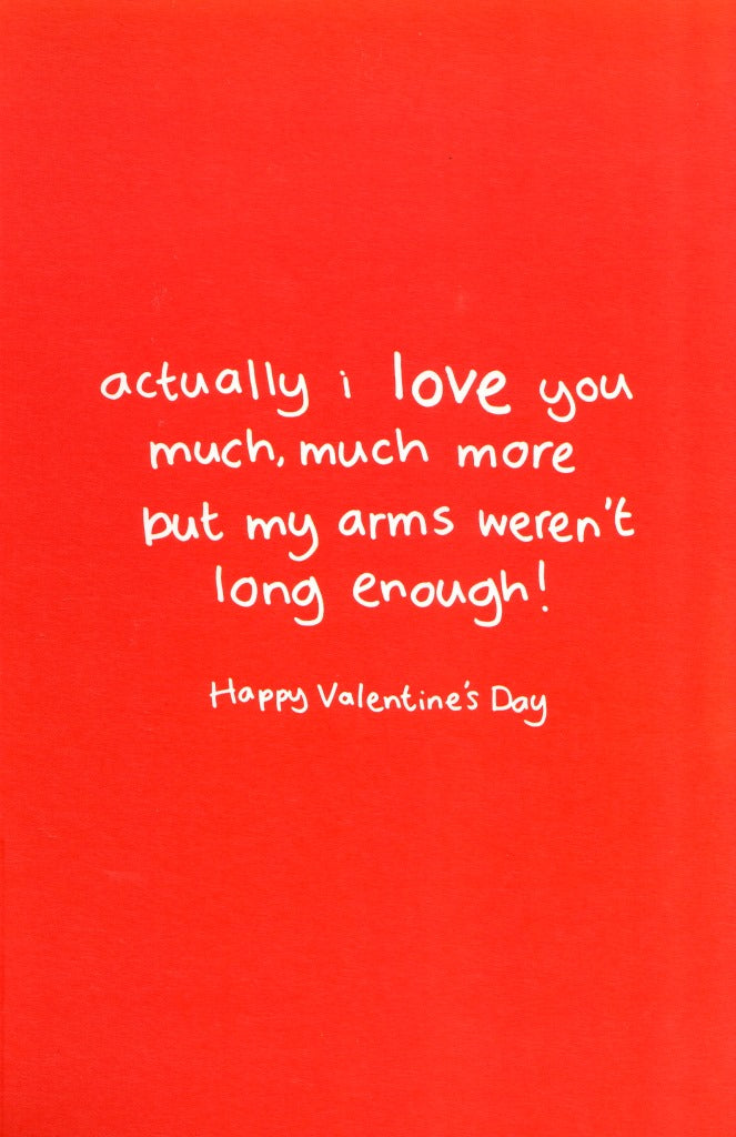 Boyfriend Hamster Wobbly Eyes Valentine's Day Card