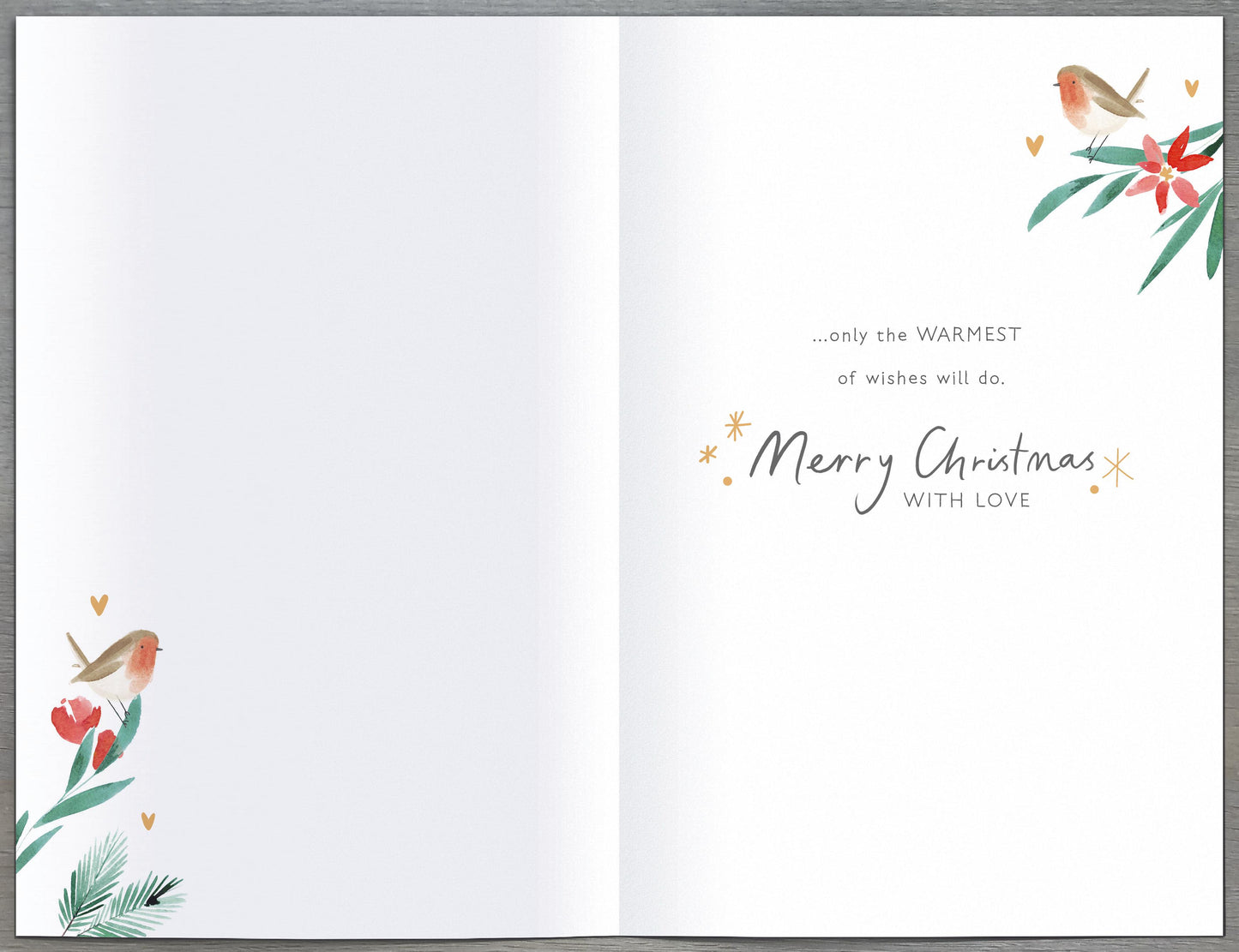 Just For You Sister Special Gold Foiled Heart Christmas Card