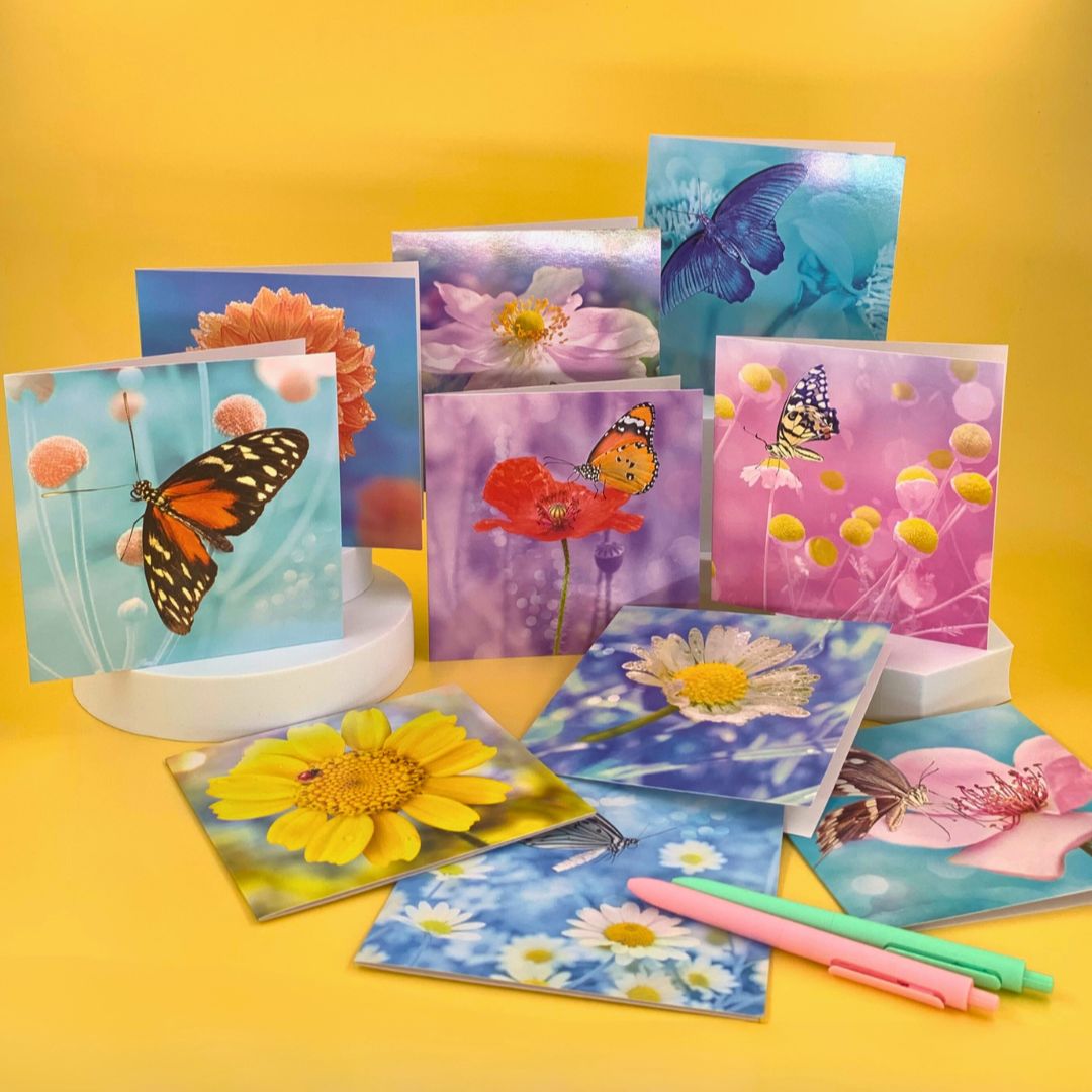 CARD 'N' MIX Sunshine Assortment 6 Card Potluck Pick Cards for Every Occasion