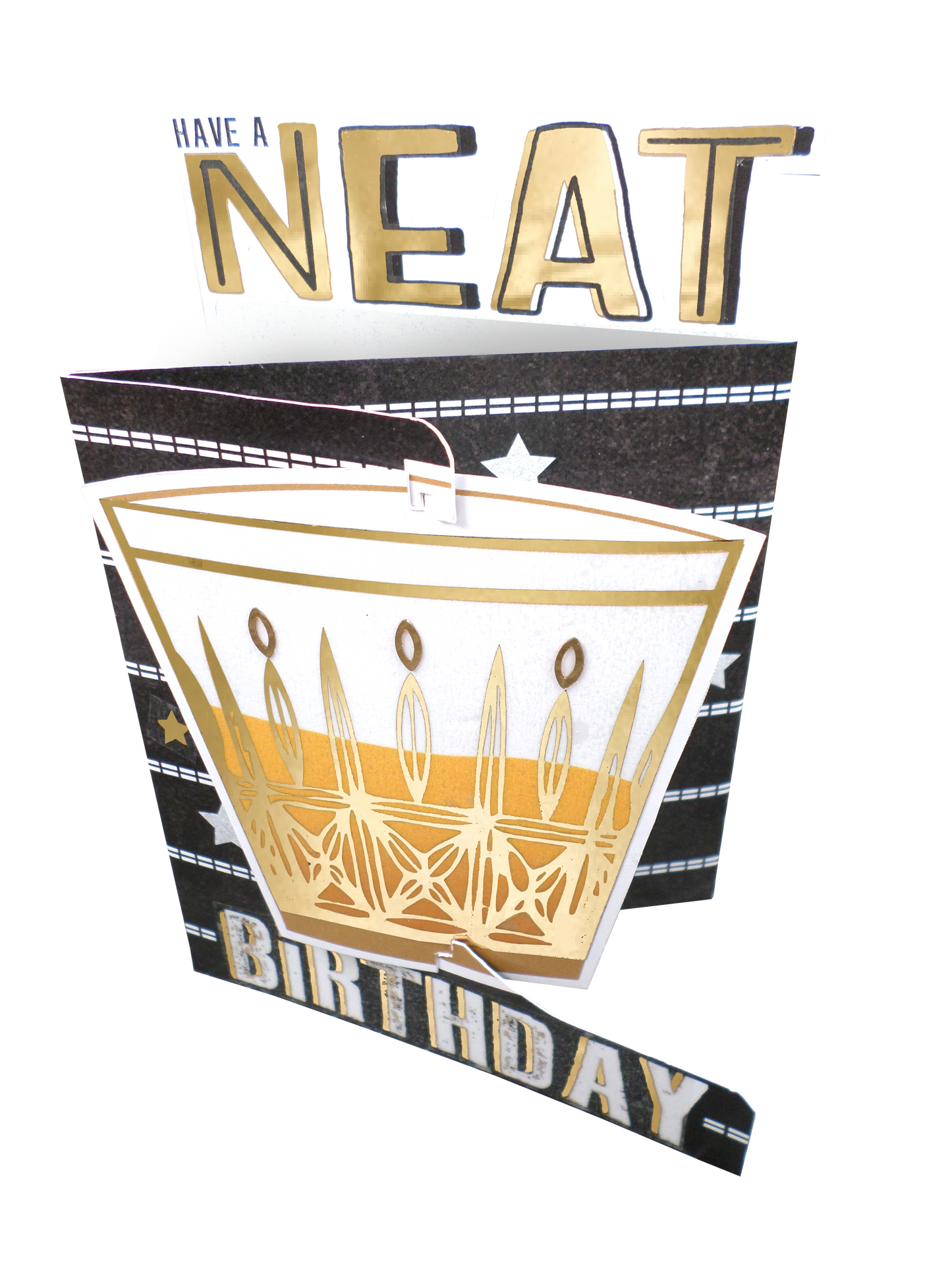 Neat Birthday 3D Cutting Edge Birthday Card
