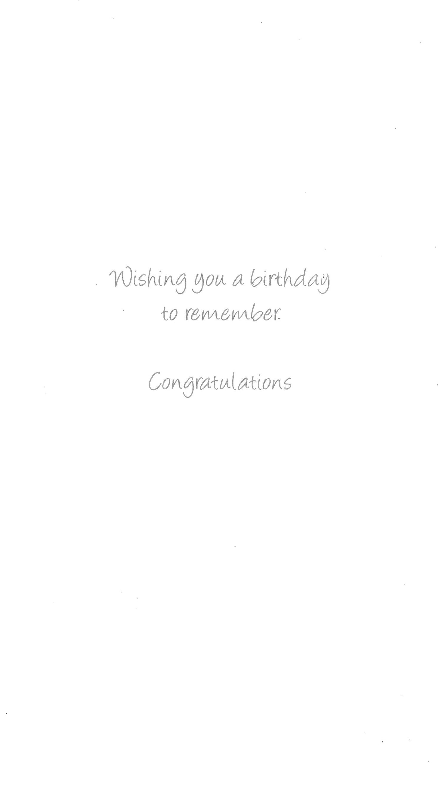 Gorgeous 30th Age 30 Birthday Greeting Card Hand-Finished Champagne Range Cards