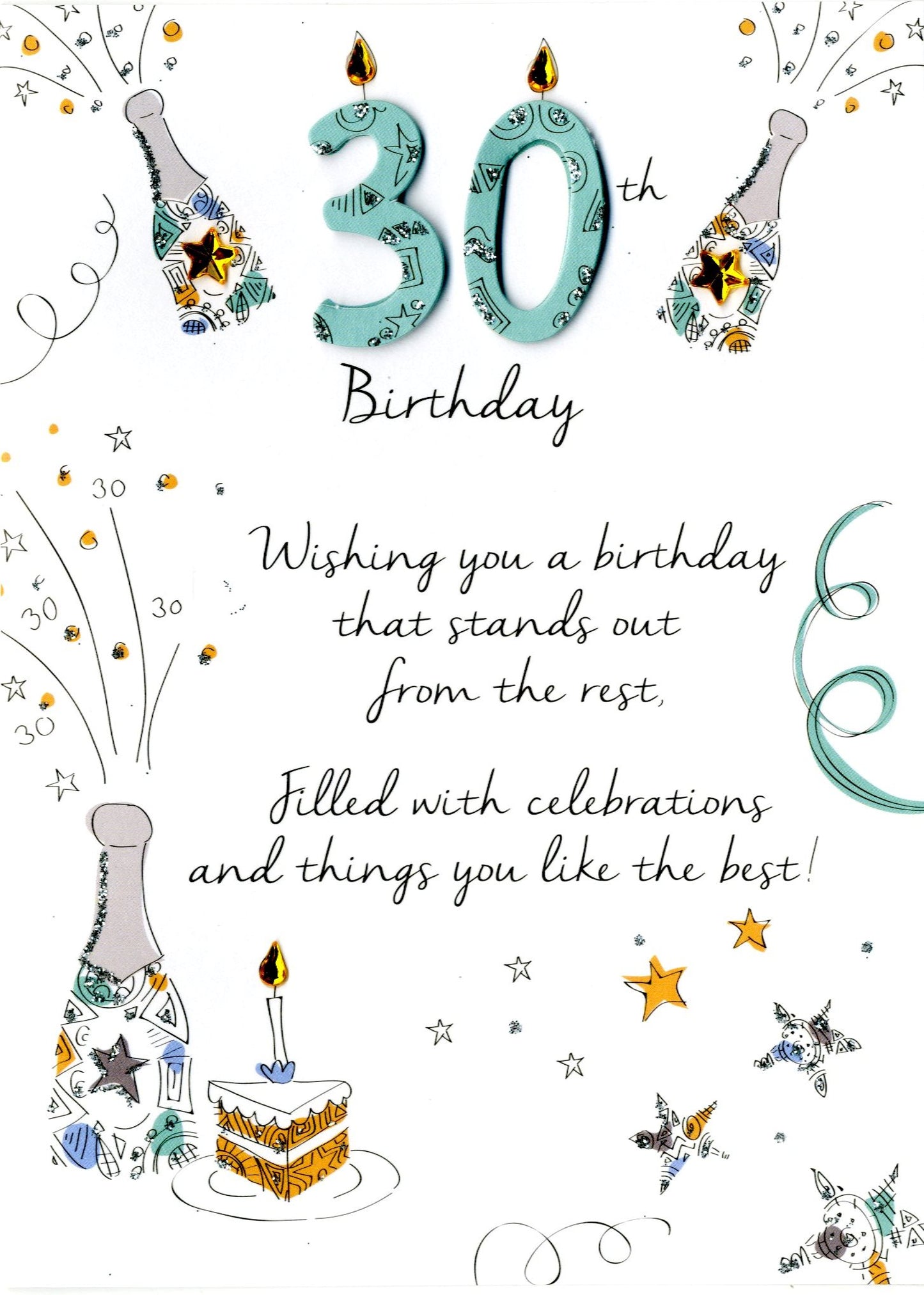 Male 30th Birthday Greeting Card Second Nature Just To Say Cards