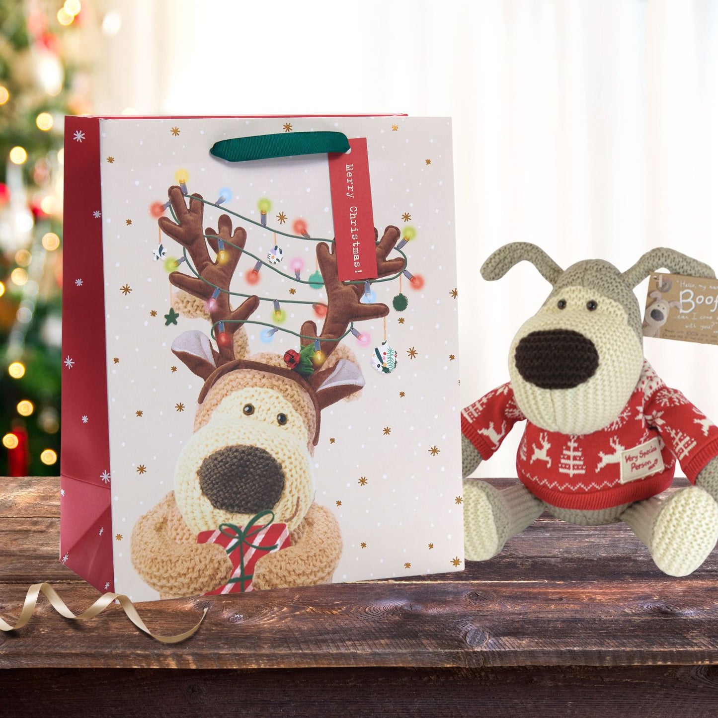 Boofle Large Christmas Gift Bag Festive Xmas Gift Wrap Gifting Accessory