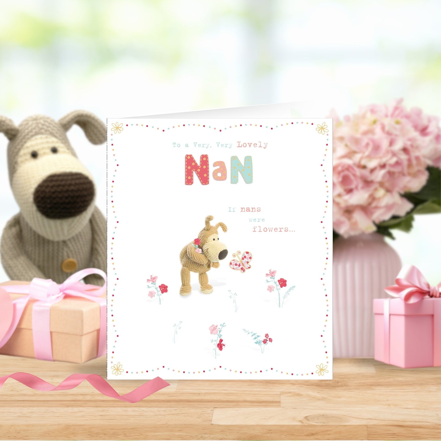 Boofle If Nans Were Flowers Mother's Day Greeting Card