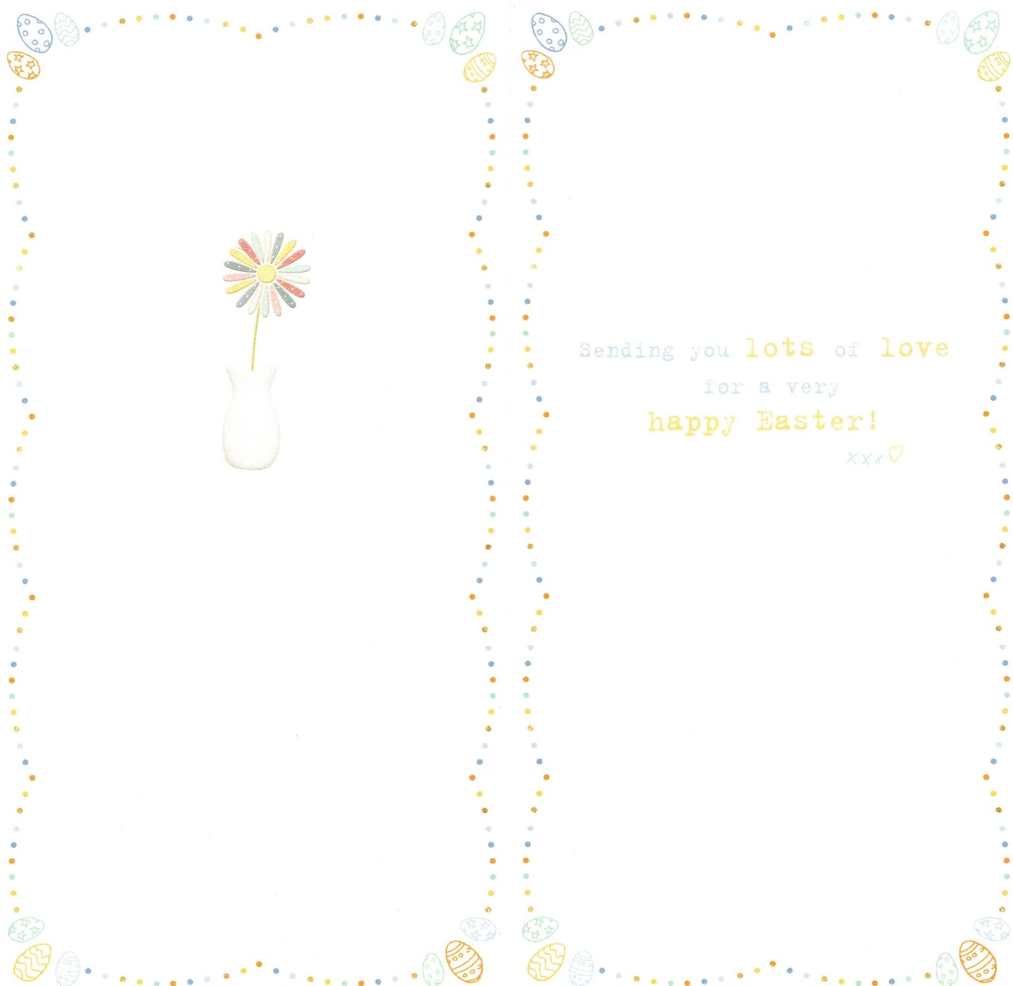 Boofle For A Lovely Granddaughter At Easter Greeting Card