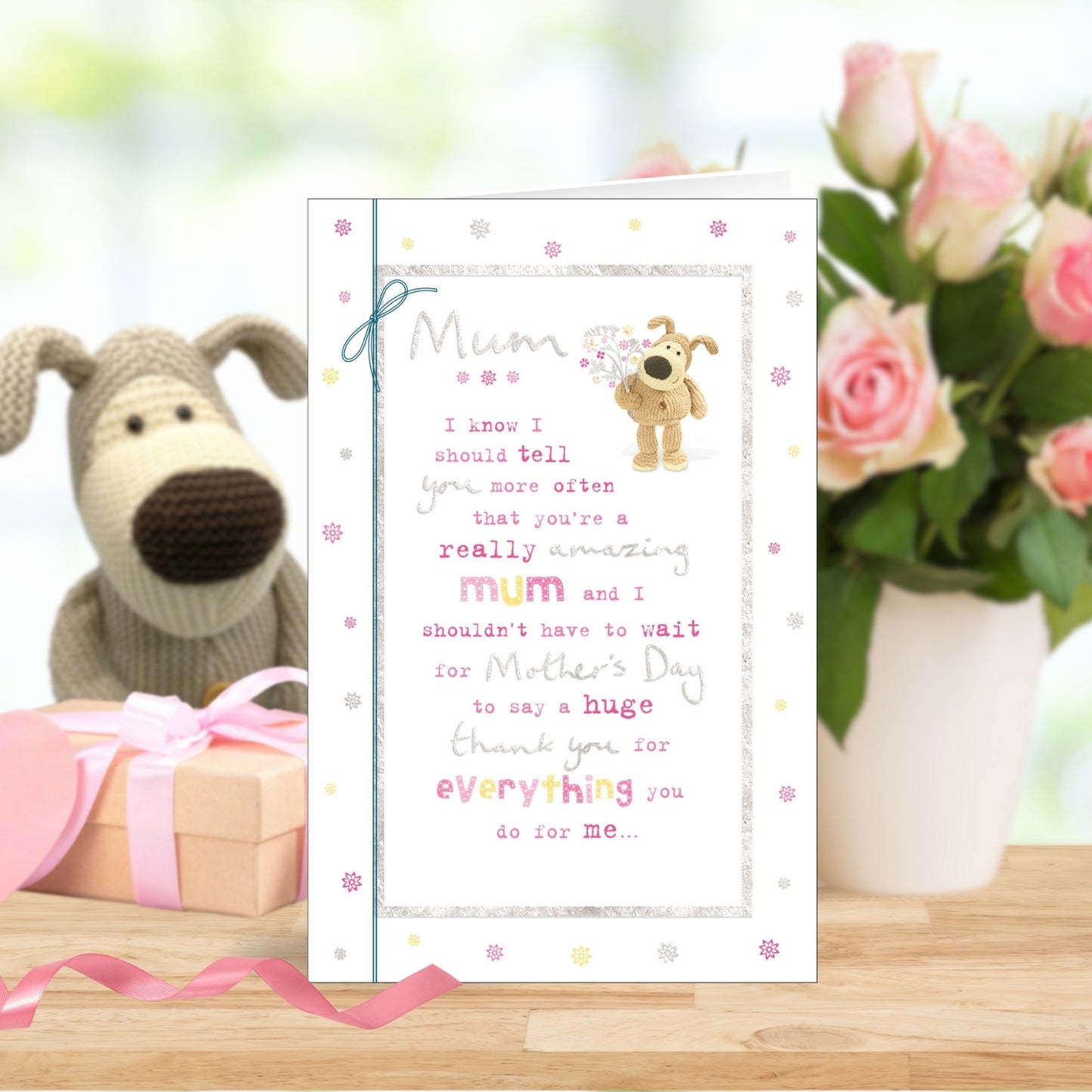 Boofle Mum Huge Thank You Mother's Day Greeting Card