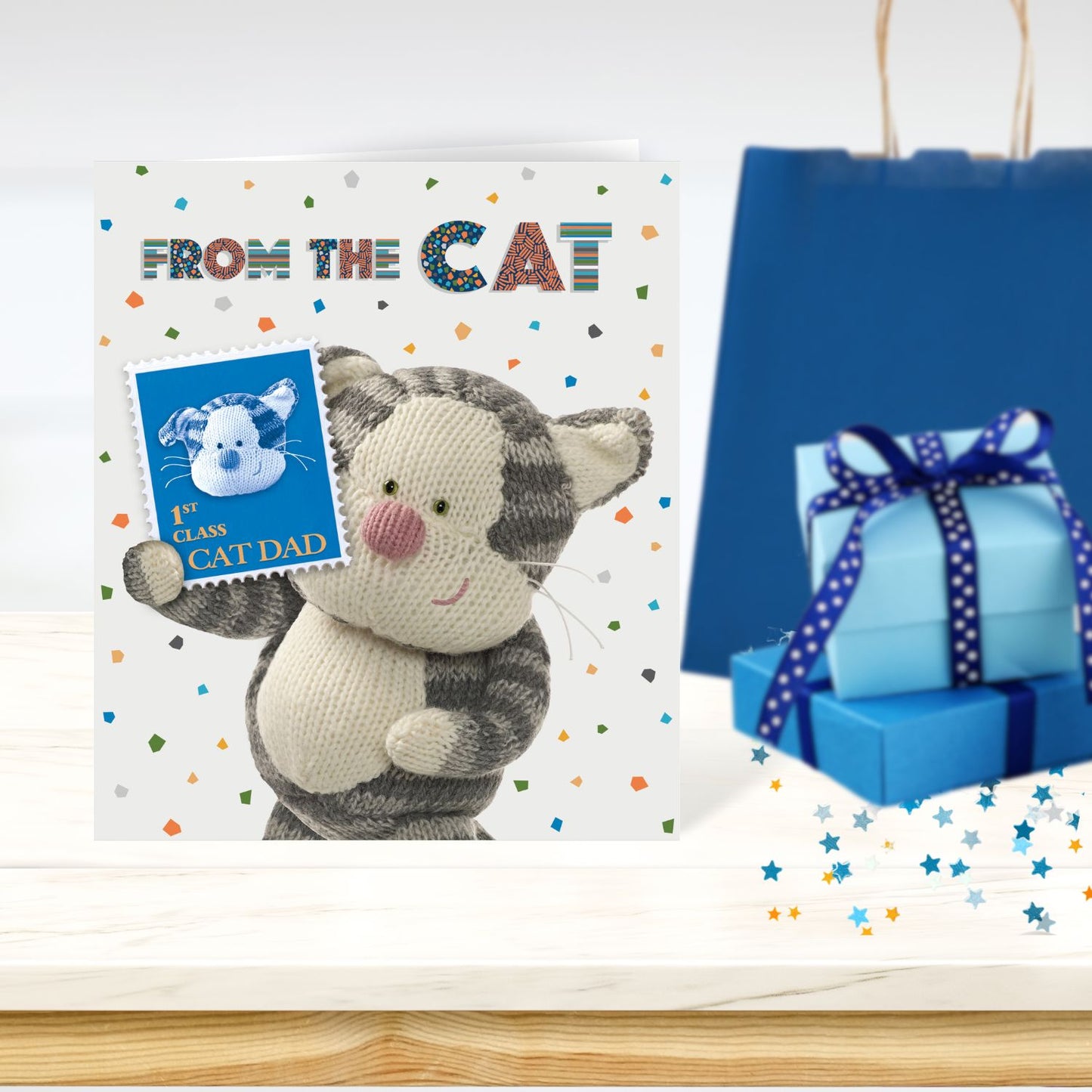 Boofle From The Cat Purrfectly Pawesome! Cute Father's Day Greeting Card