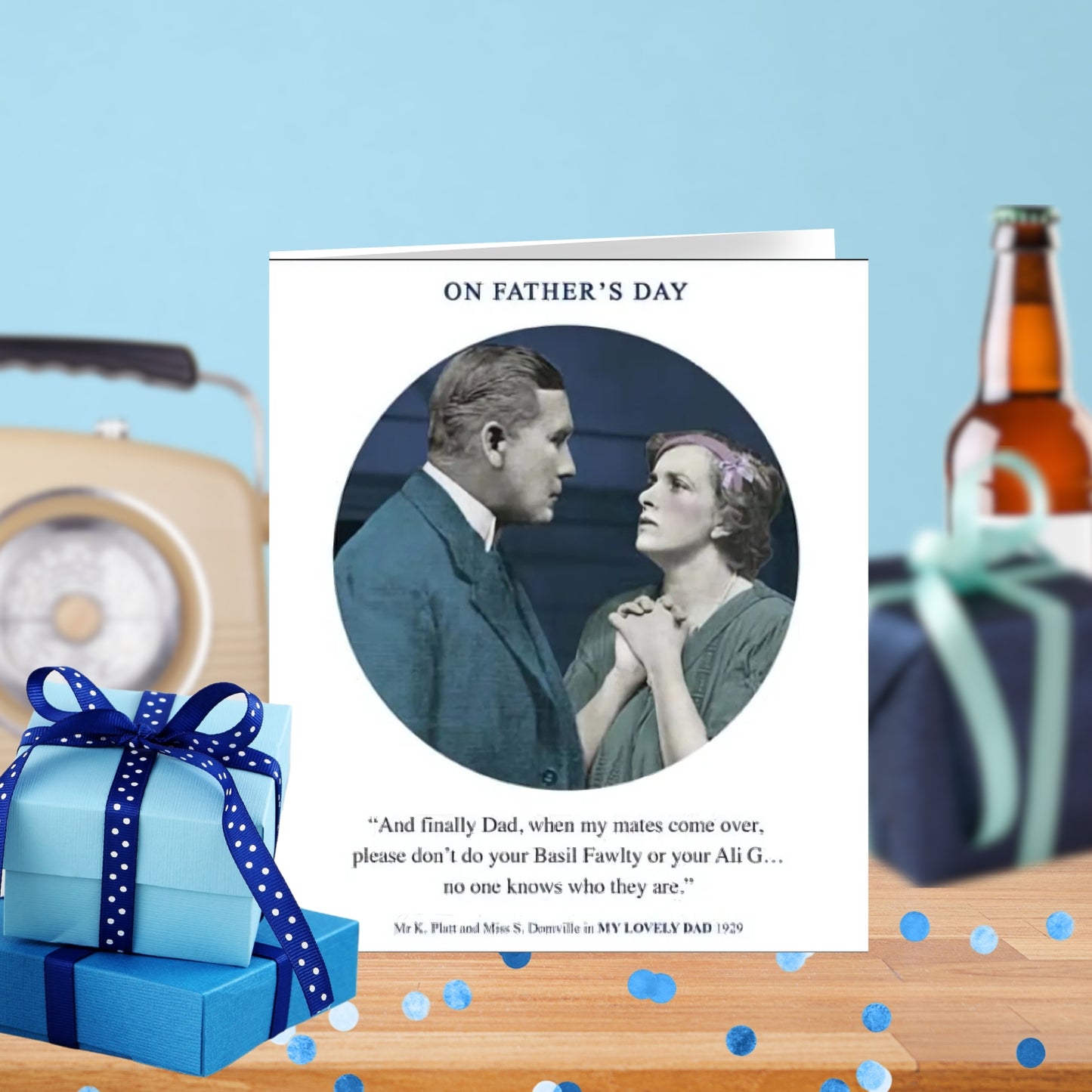 Funny Embarrassing Dad Father's Day Greeting Card