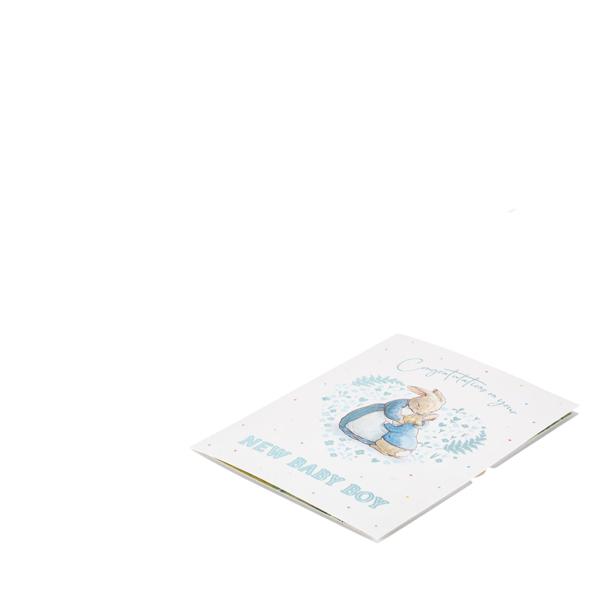 Peter Rabbit New Baby Boy Pop Up Greeting Card