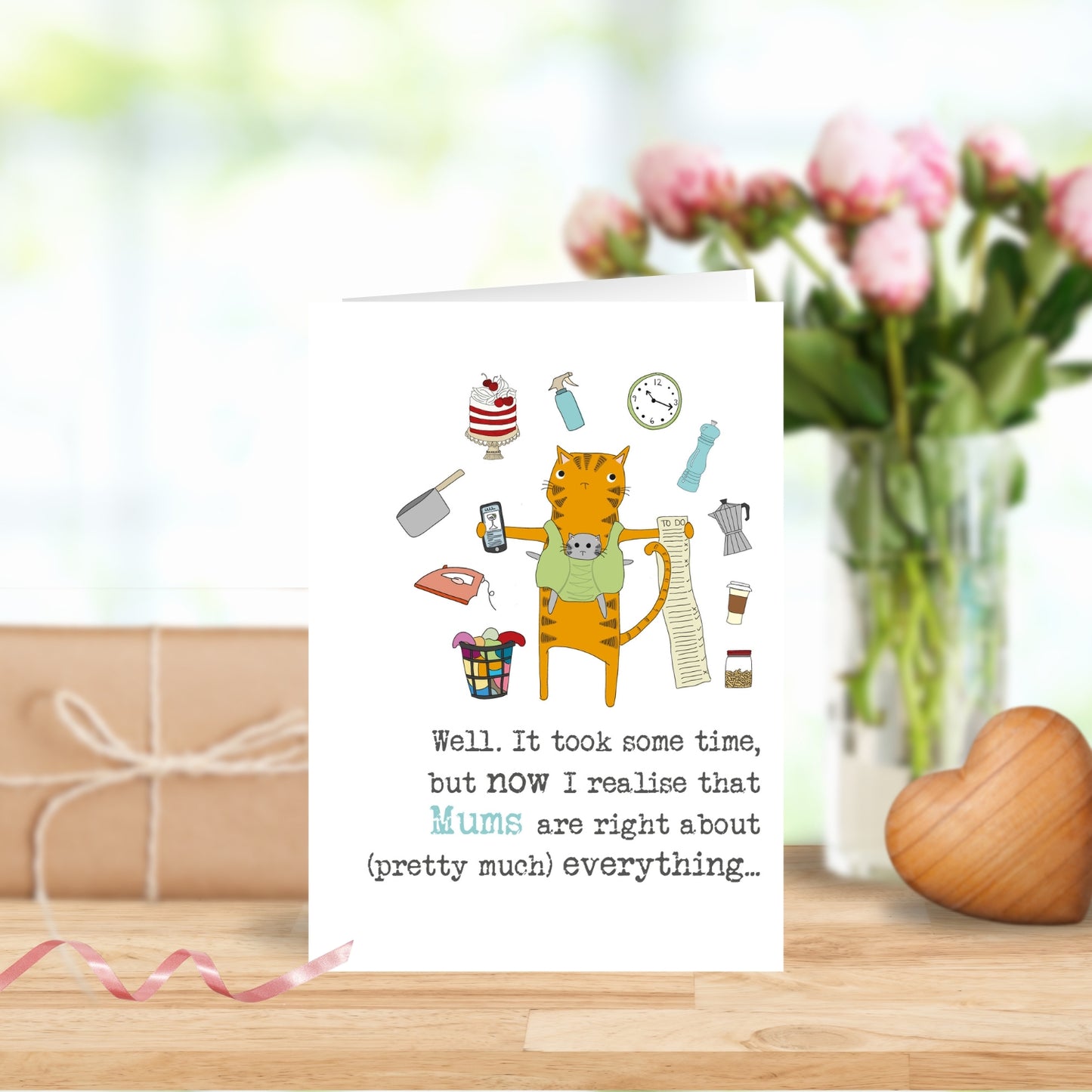 Mother's Day Sparkle Finished Greeting Card