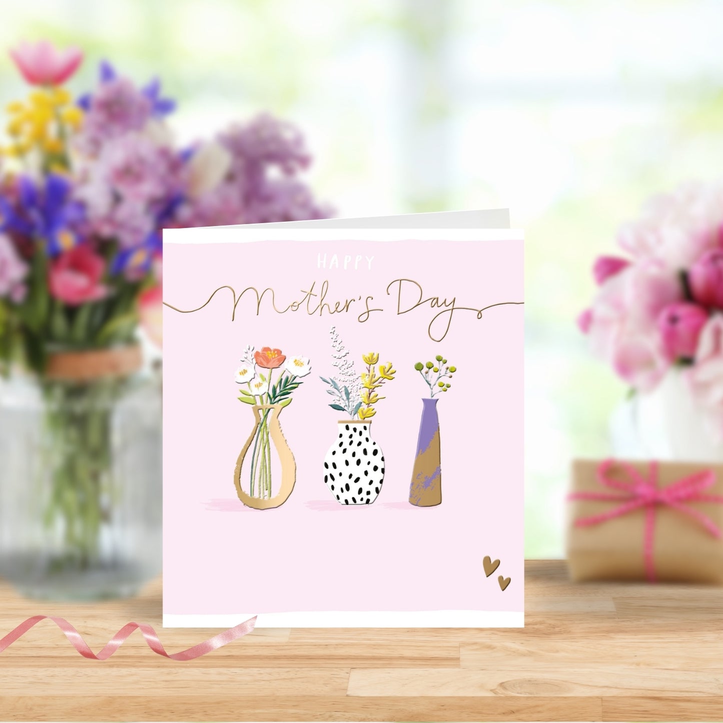Happy Mother's Day Floral Foiled Mother's Day Card