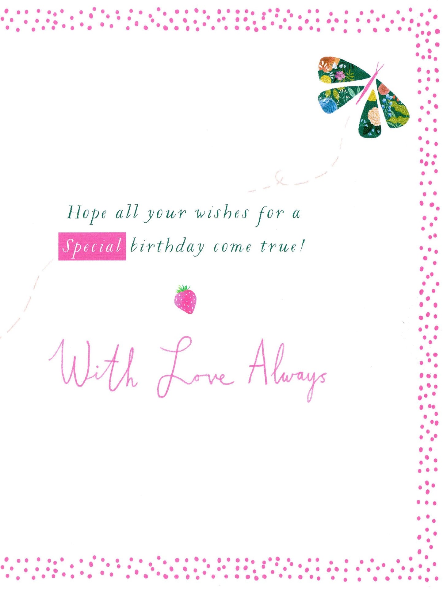 To A Lovely Daughter Birthday Greeting Card