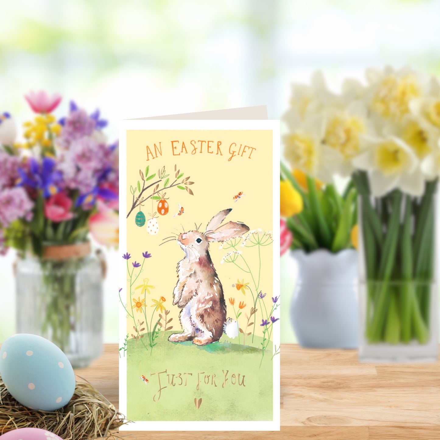 Easter Gift Bunny Money Wallet Card Easter Gift Card