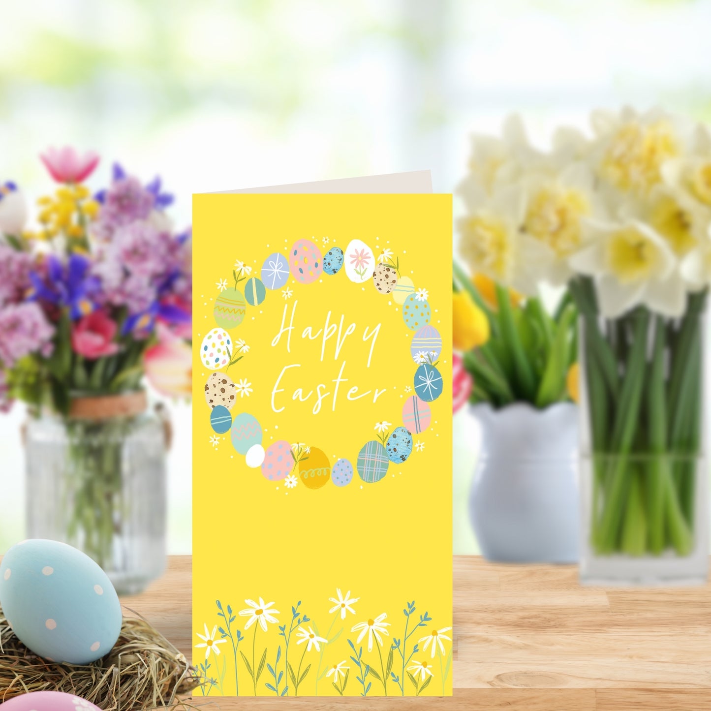 Pretty Happy Easter Money Wallet Card Easter Gift Card