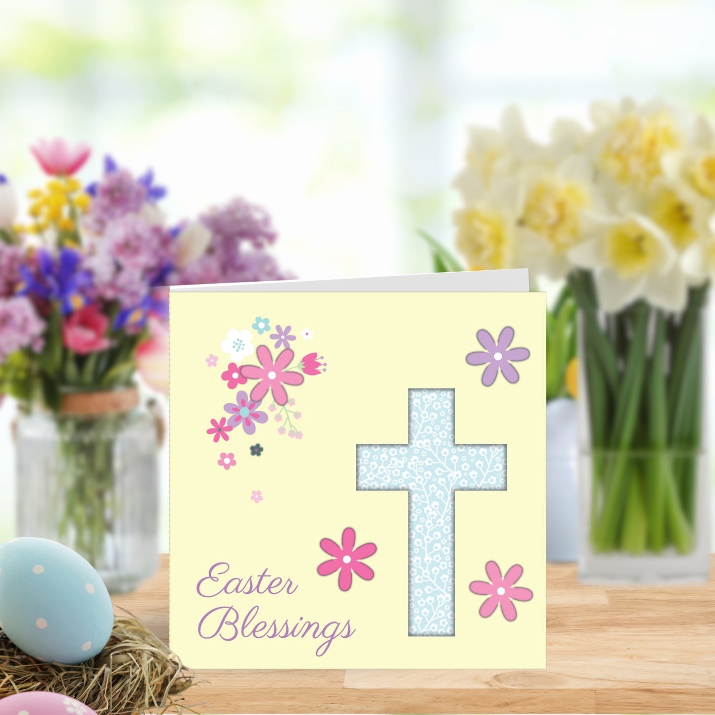 Pack of 6 RSPCA Charity Easter Greeting Cards In Same Design