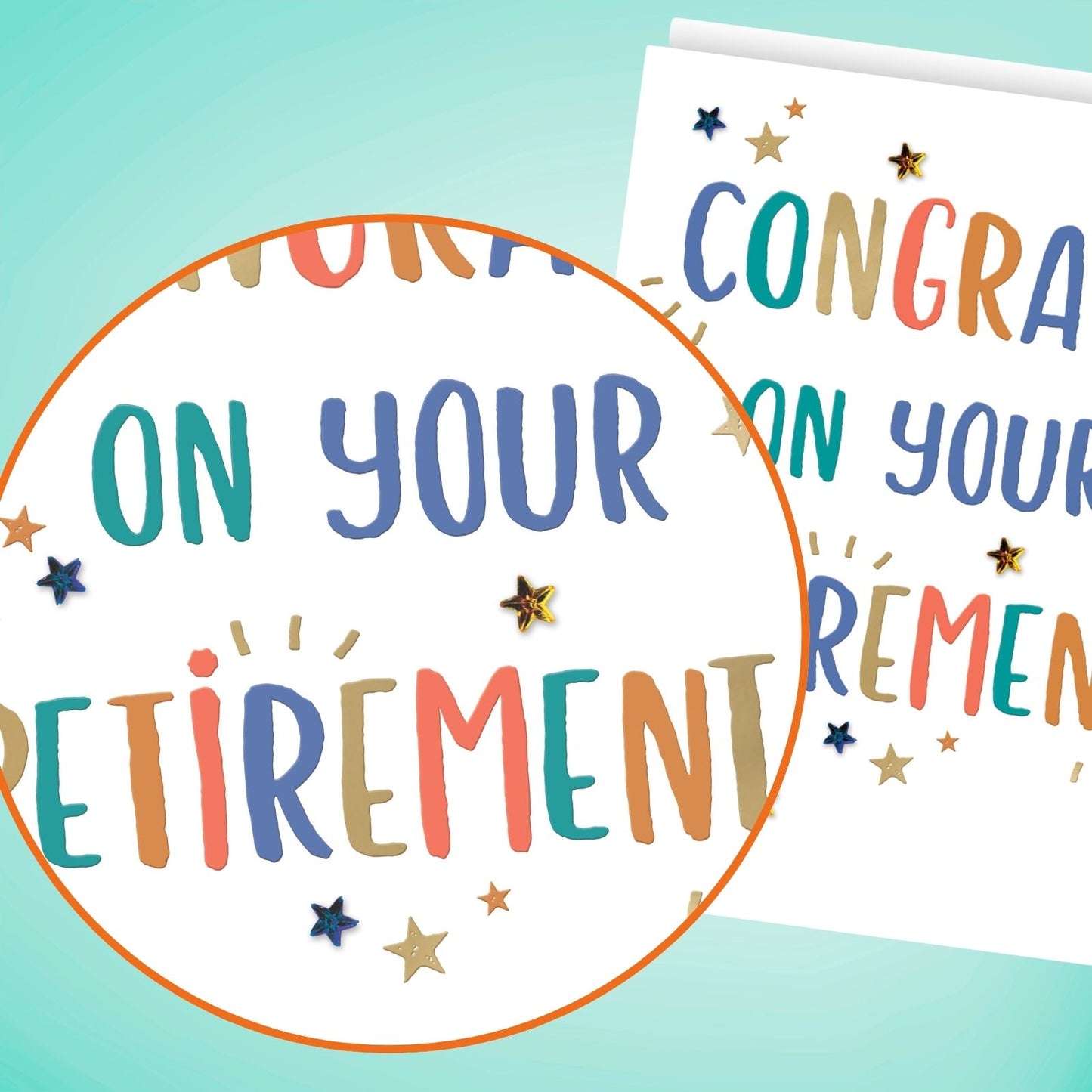 Large Embellished A4 Congrats On Your Retirement Greeting Card Congratulations