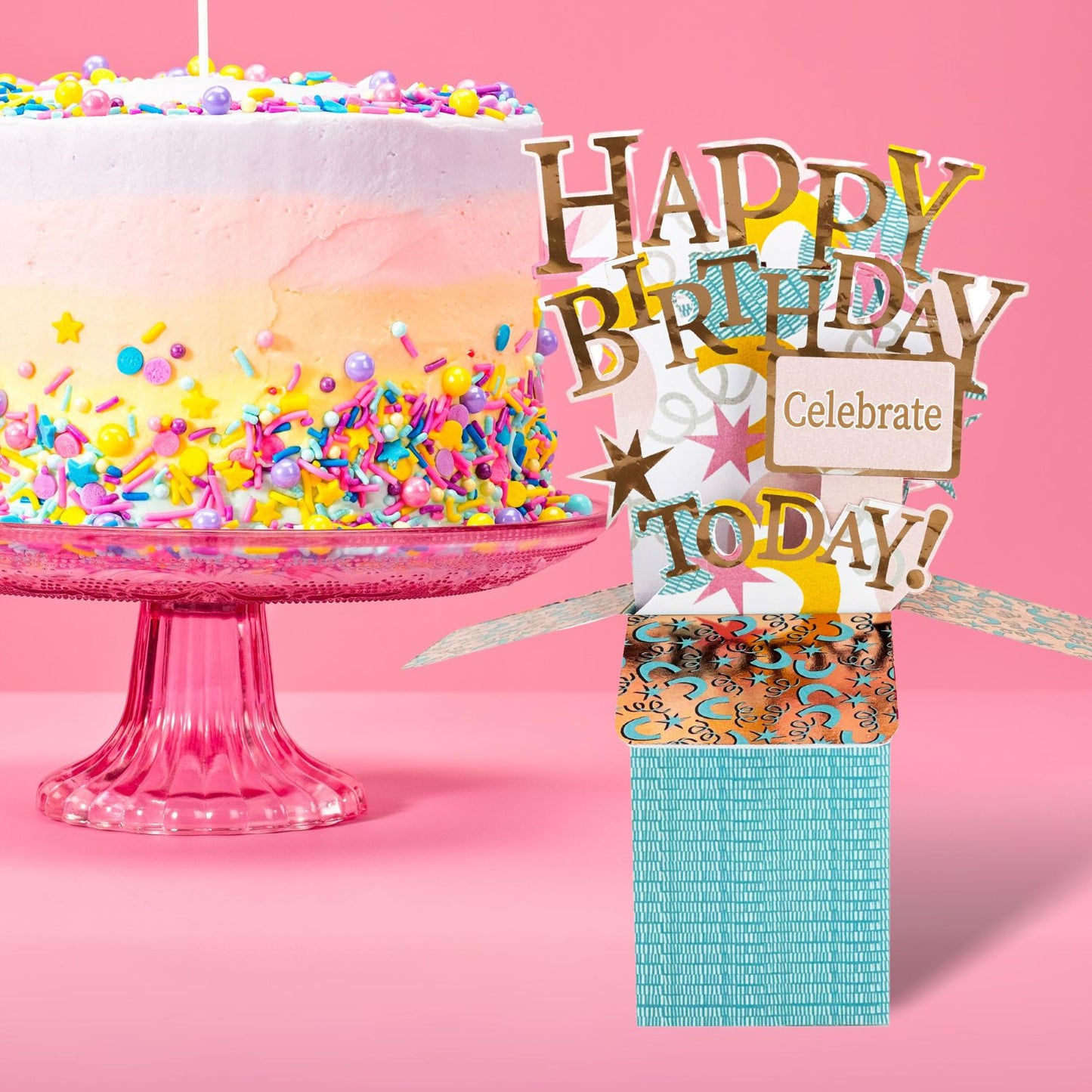 Clever Cube Happy Birthday Today Magical Birthday Wishes Pop Up Greeting Card