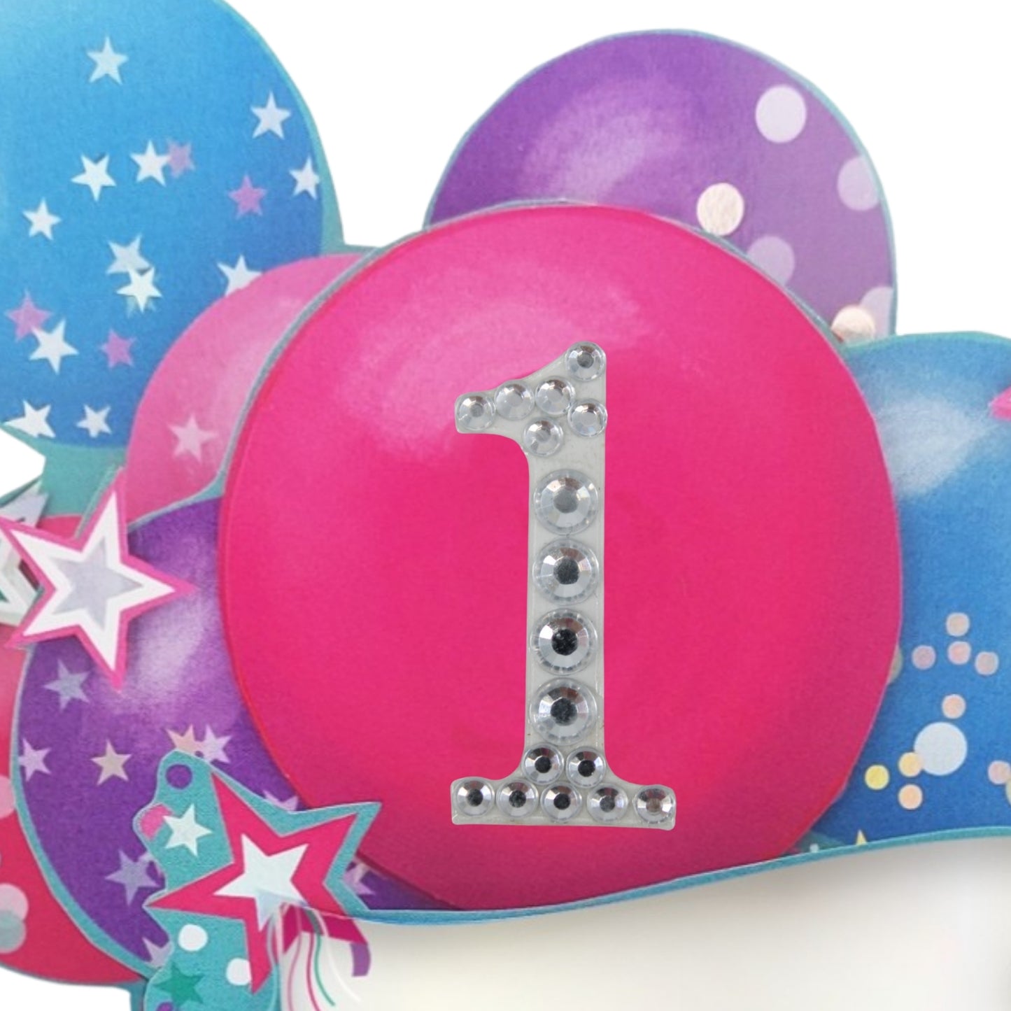 Age 1 Diamante Numbers For Birthday Clever Cubes