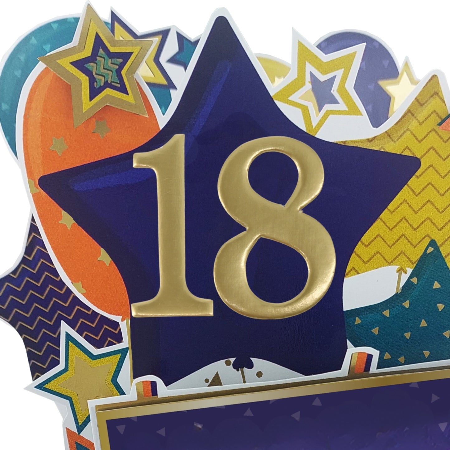 Age 18 Gold Numbers For Birthday Clever Cubes