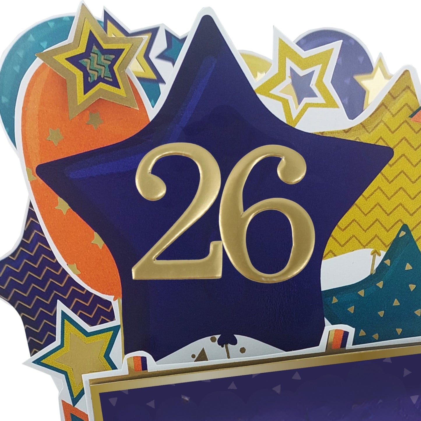 Age 26 Gold Numbers For Birthday Clever Cubes
