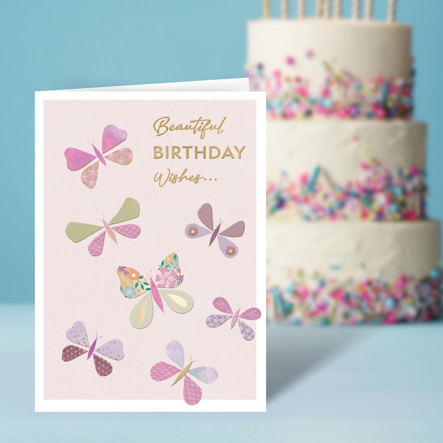Beautiful Birthday Wishes Butterfly-Tastic! Contemporary Birthday Card