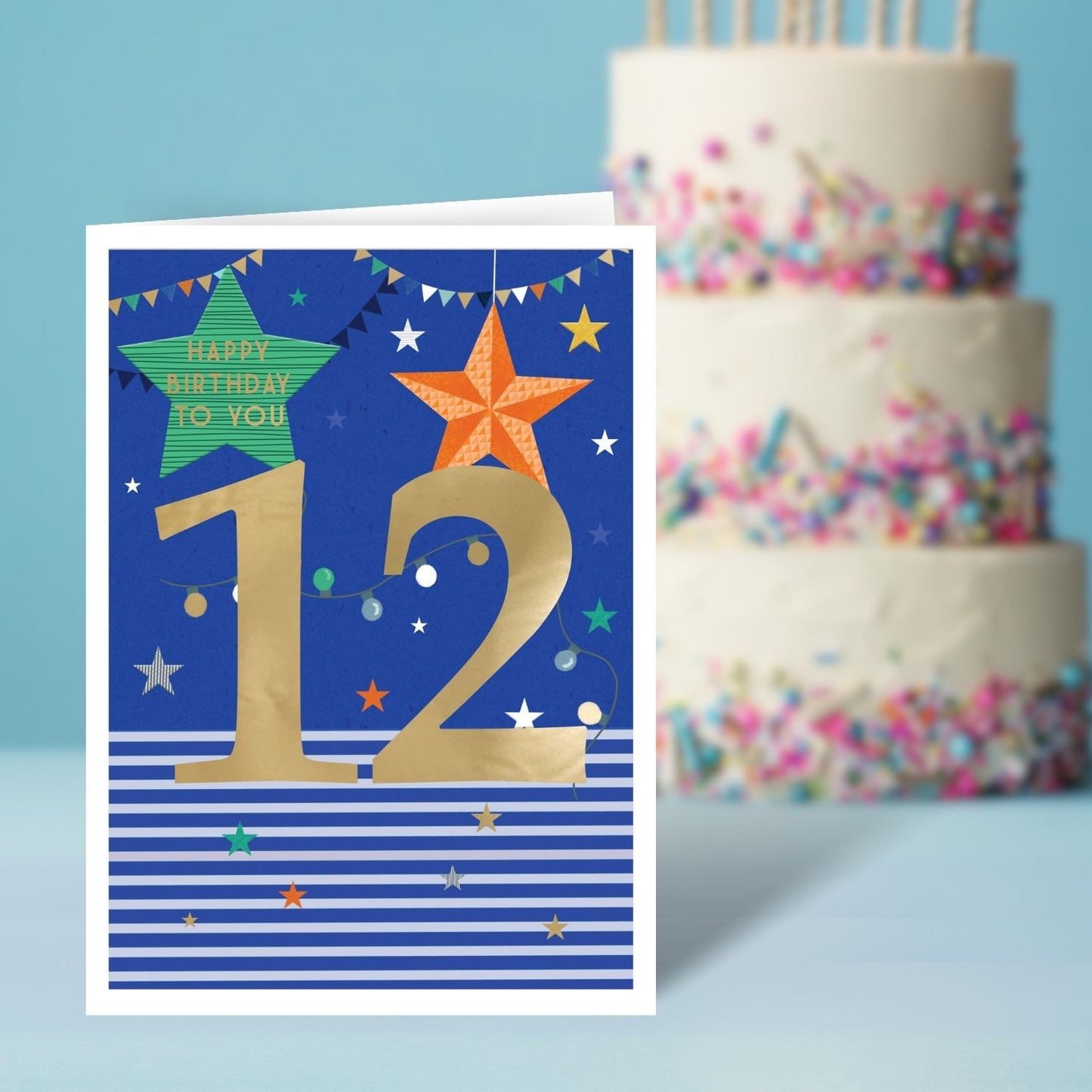 Age 12 Birthday Boy 12th Twelve-Tastic! Contemporary Birthday Card