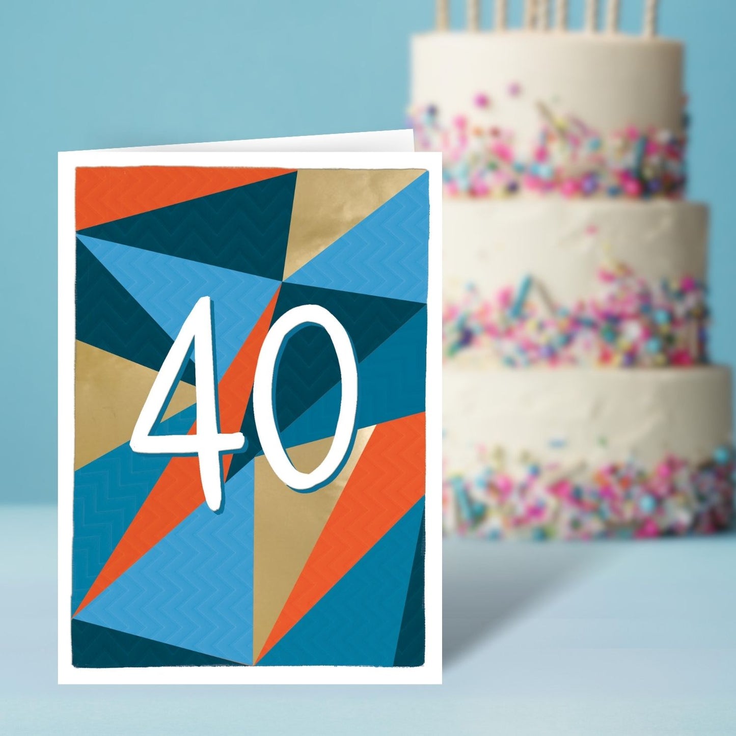40th Birthday For Him Hip Hop Hooray! Contemporary Birthday Card