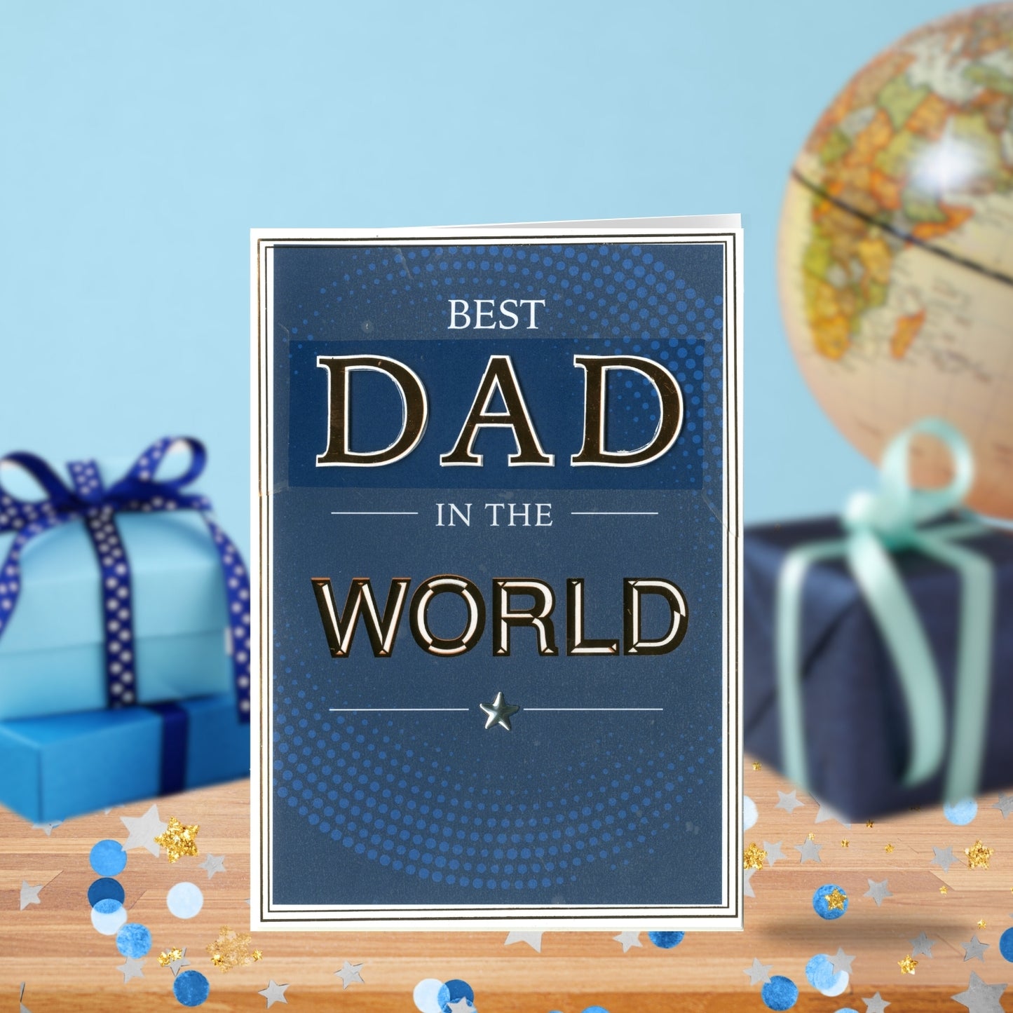 Best Dad In The World Father's Day Card