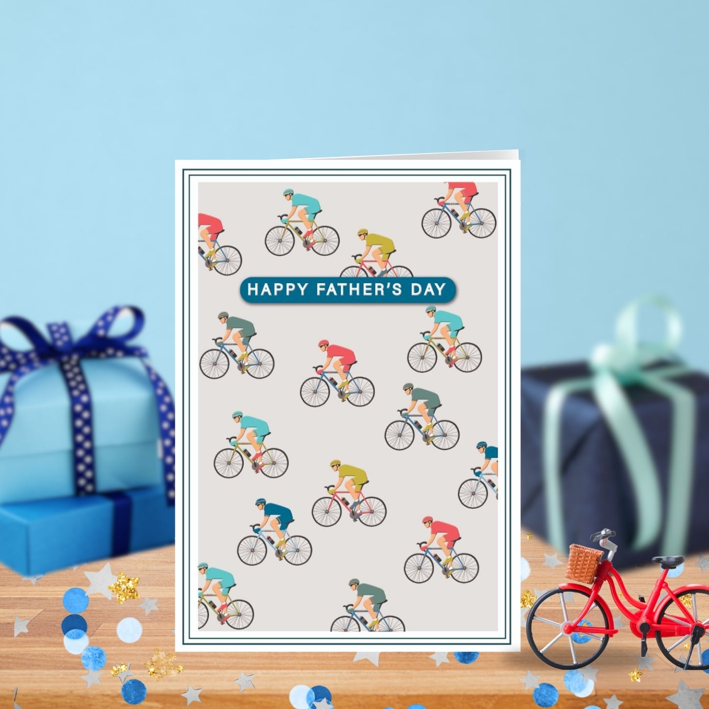 Happy Father's Day Cycling Father's Day Card