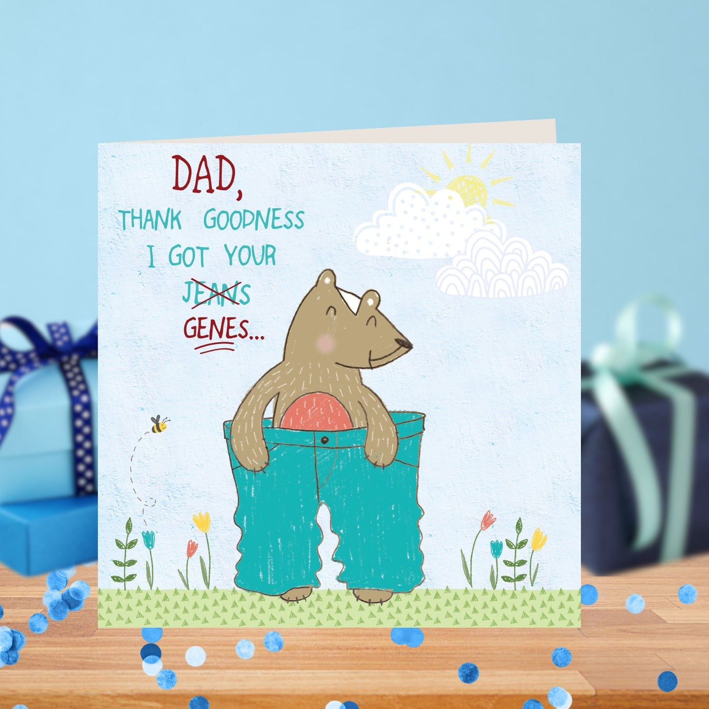 Got Your Genes Father's Day Forest Friends Greeting Card