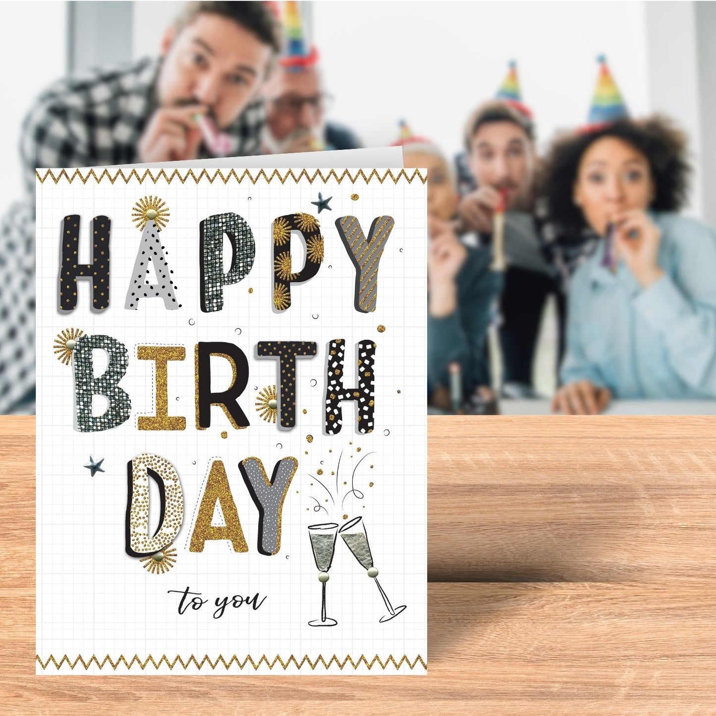 Happy Birthday Gigantic Greeting Card A4 Sized