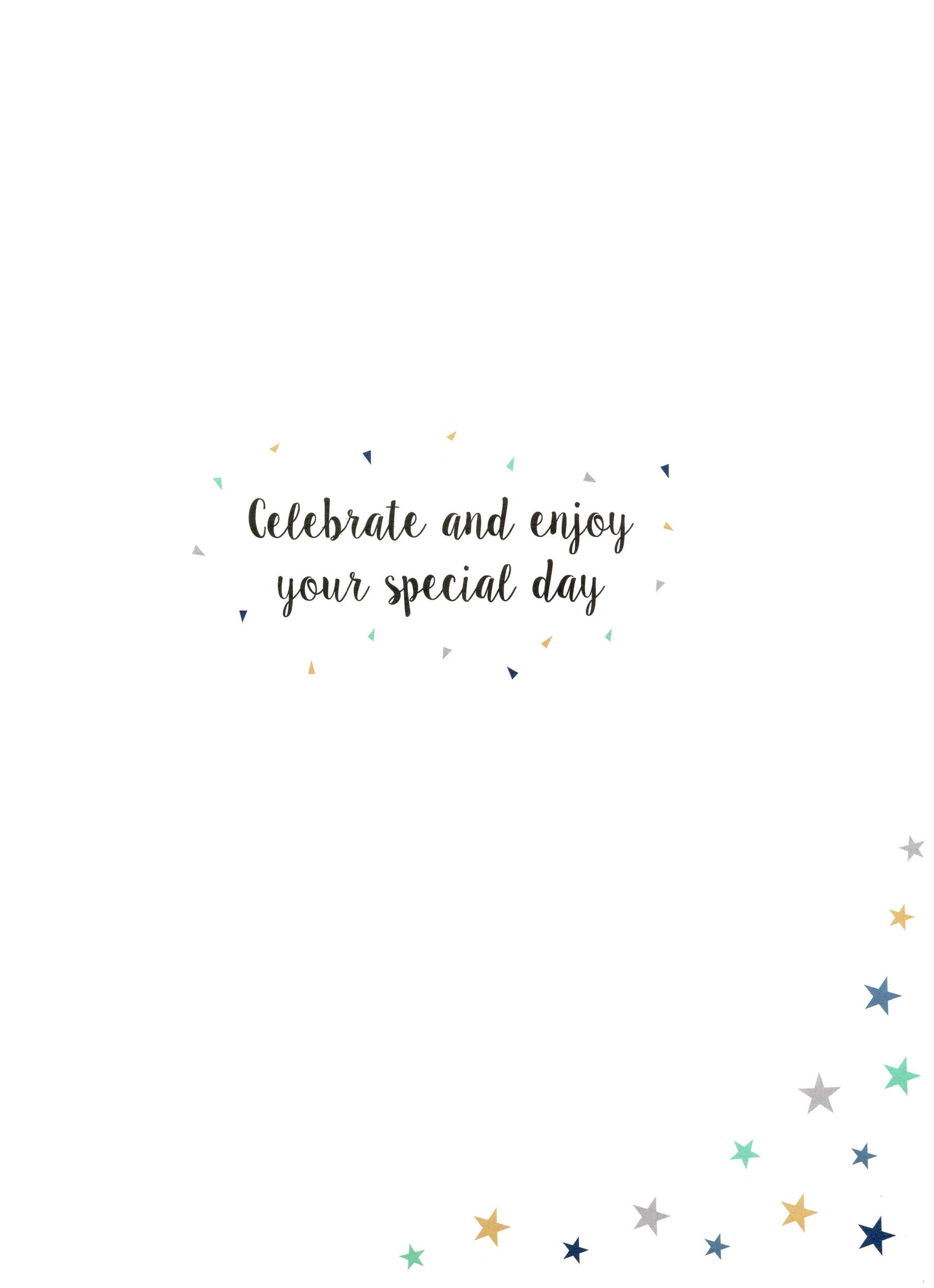 Happy Birthday To You Glitter Gigantic Greeting Card A4 Sized Cards
