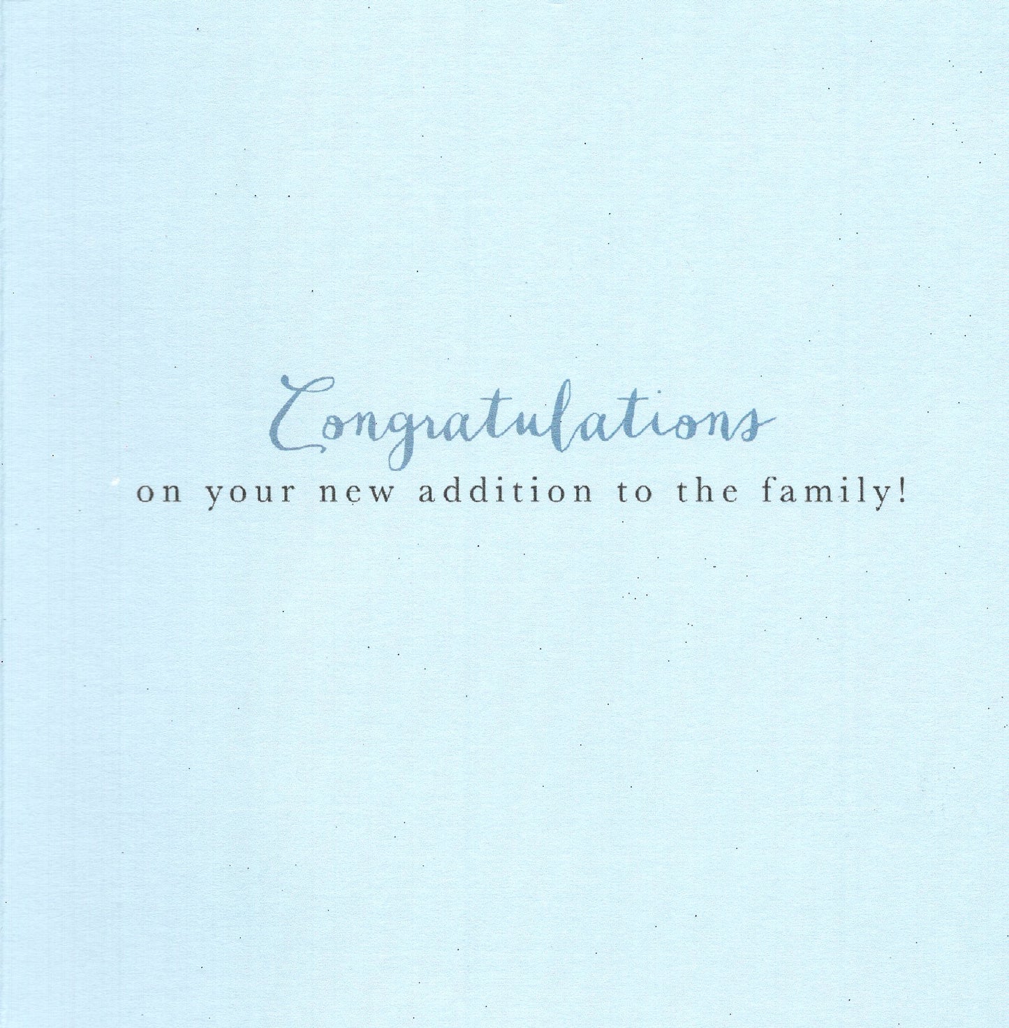 New Baby Great Grandson Buttoned Up Greeting Card