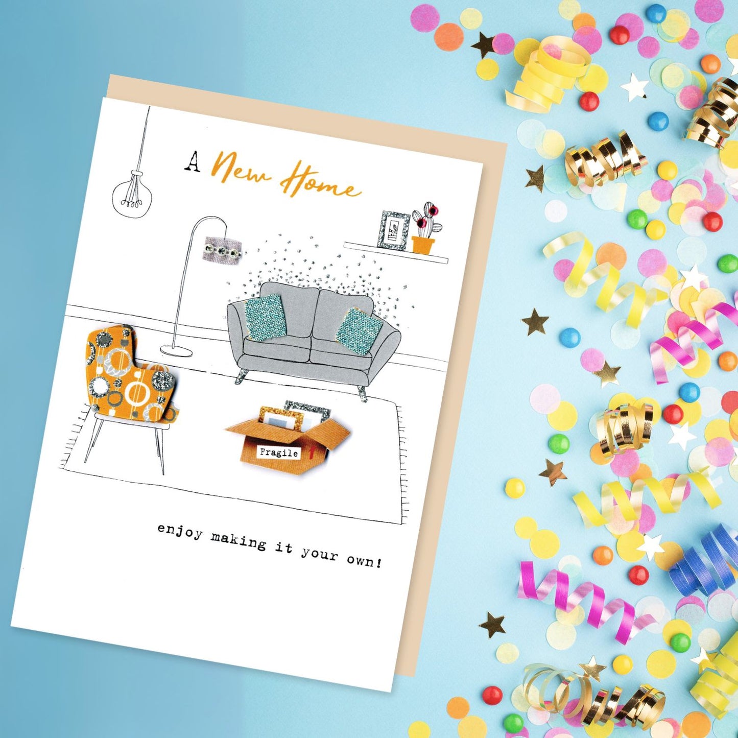 New Home Enjoy Making It Your Own Irresistible Greeting Card