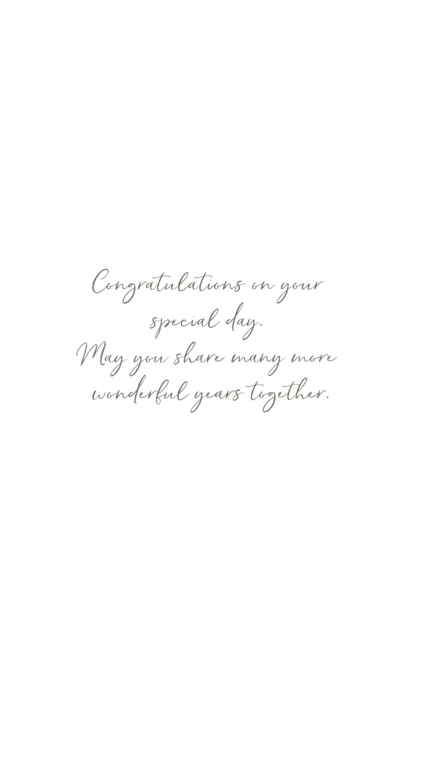 Mum & Dad Anniversary Greeting Card Hand-Finished