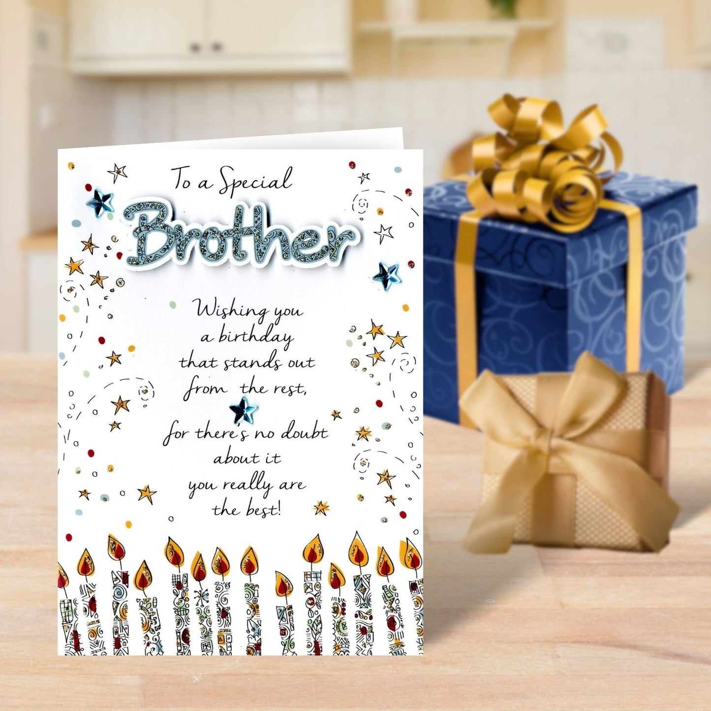Special Brother Happy Birthday Greeting Card