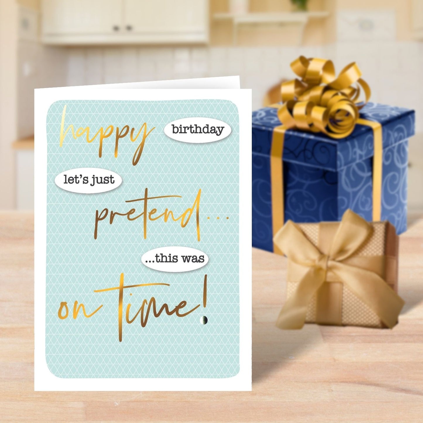 Happy Belated Birthday Greeting Card