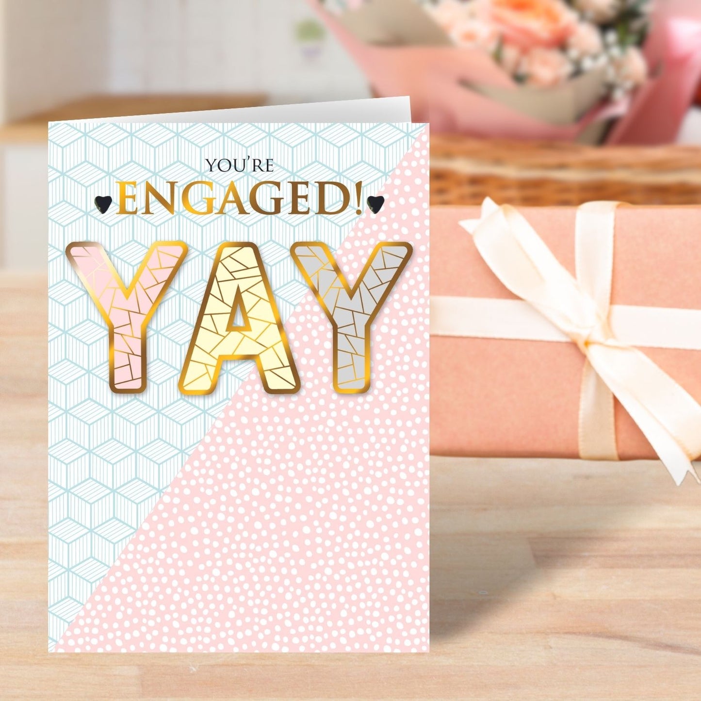 You're Engaged! Happy Engagement YAY Greeting Card