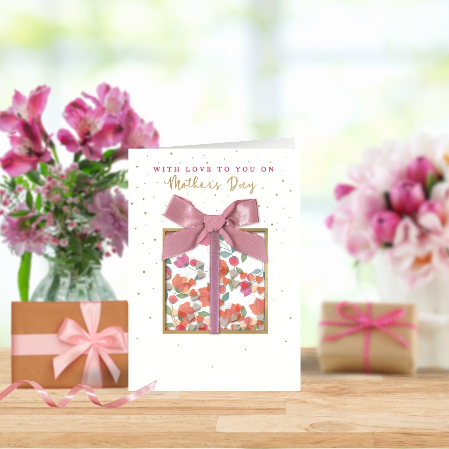 With Love To You Sequins Embellished Mother's Day Card