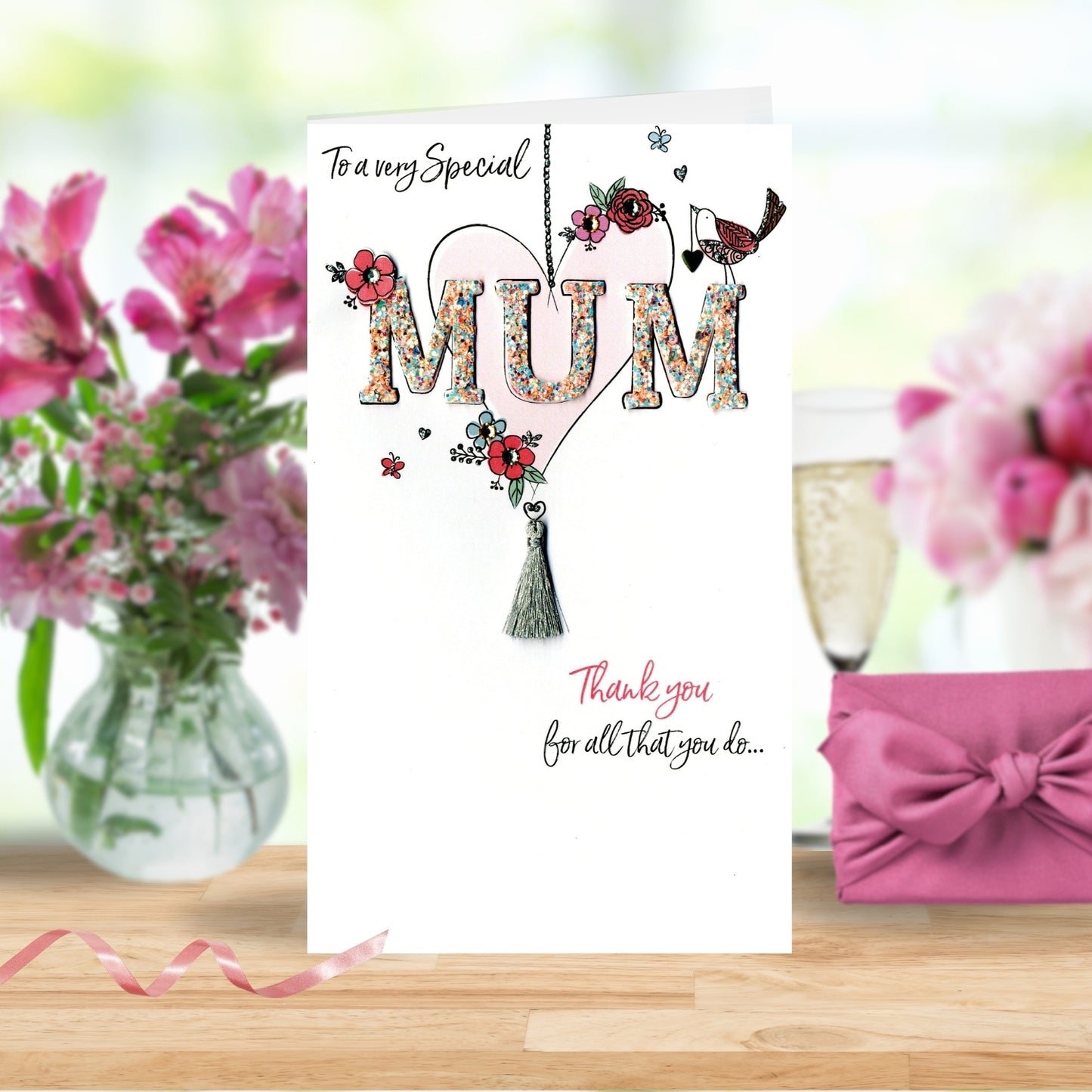 Very Special Mum Mother's Day Card Hand-Finished