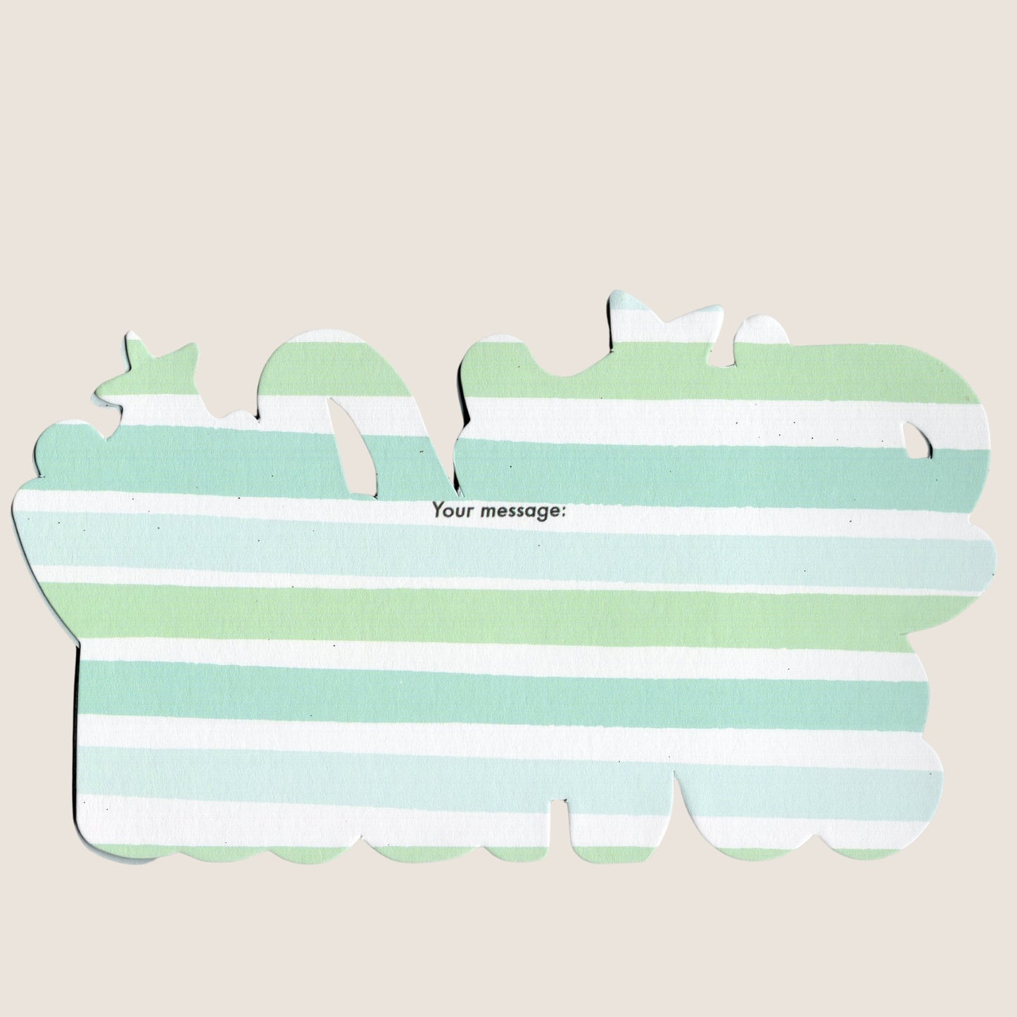 Thank You Lettering 3D Paper Dazzle Greeting Card