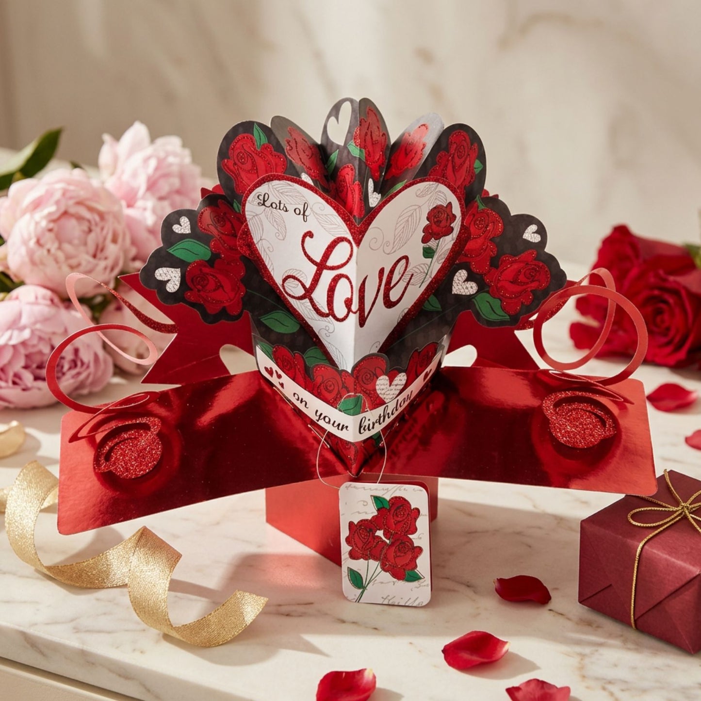 Lots Of Love On Your Birthday Pop-Up Greeting Card
