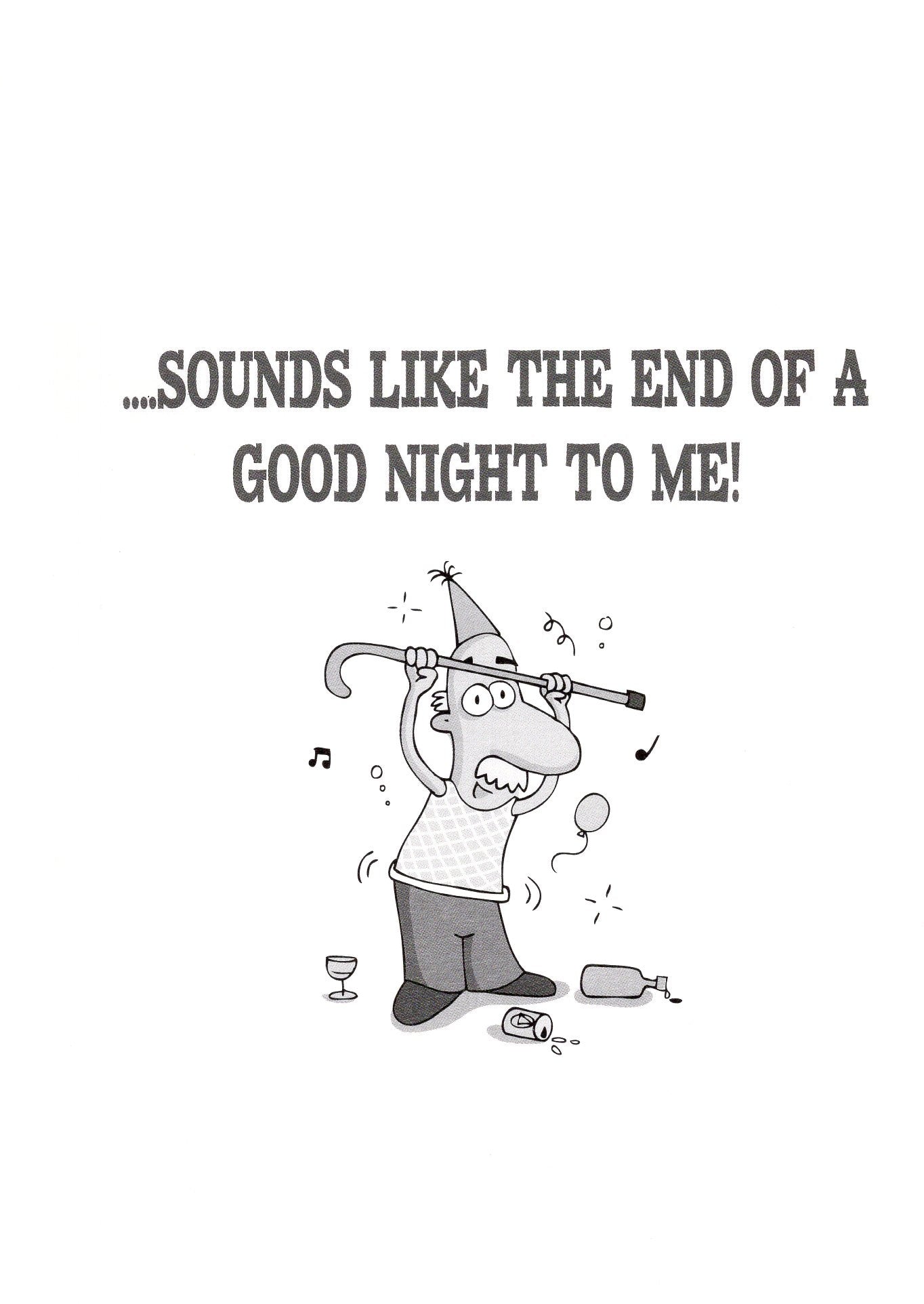 Getting Older May Involve Humour Birthday Card