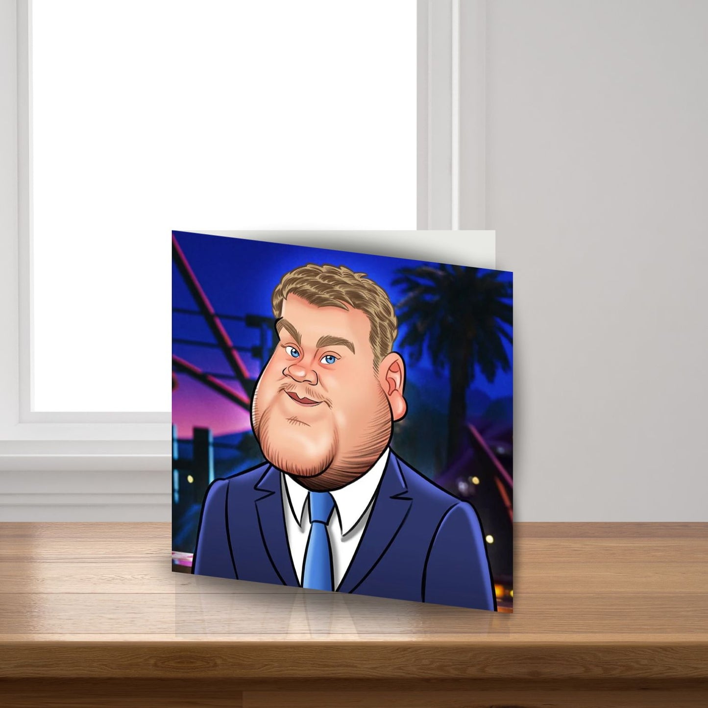 James Corden Birthday Greeting Sound Card Blank Inside