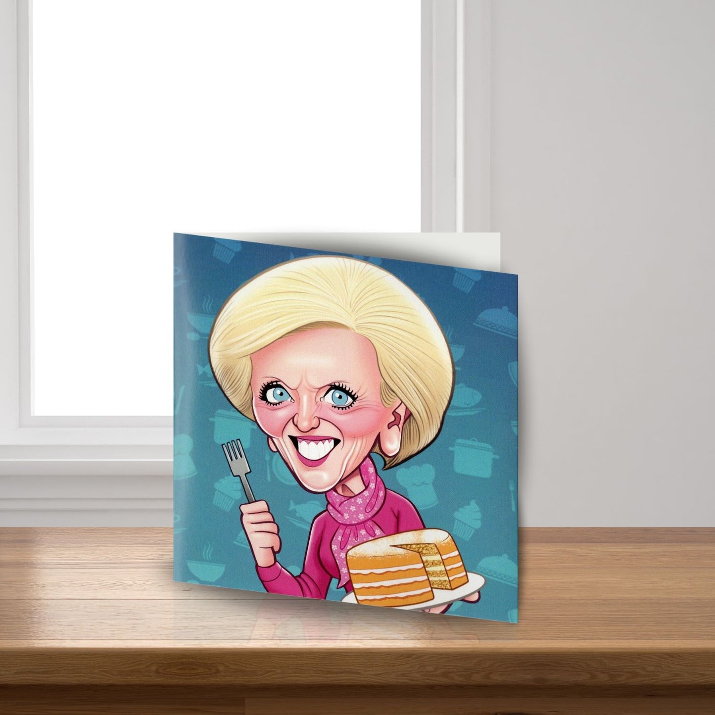 Mary Berry Birthday Greeting Sound Card Blank Inside