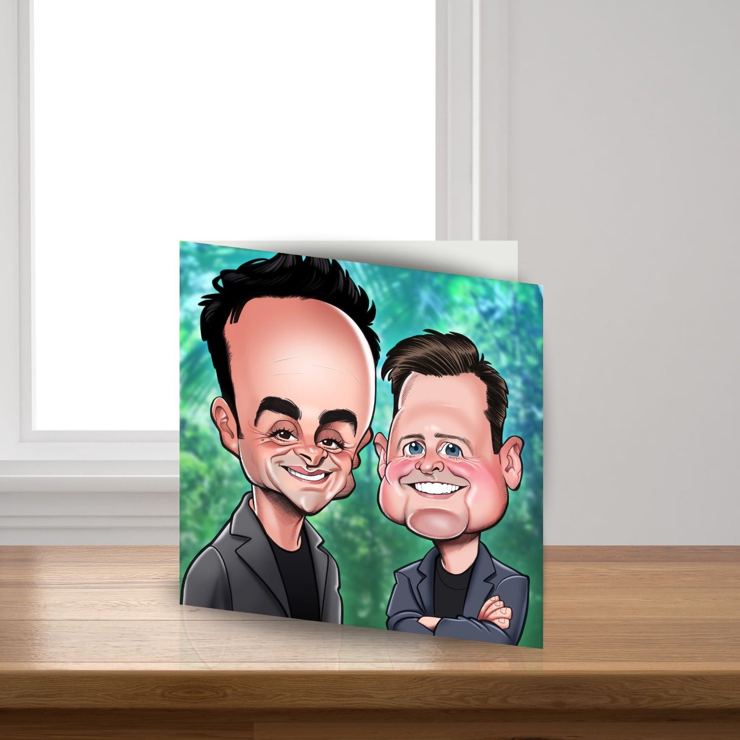 Ant and Dec Birthday Greeting Sound Card Blank Inside
