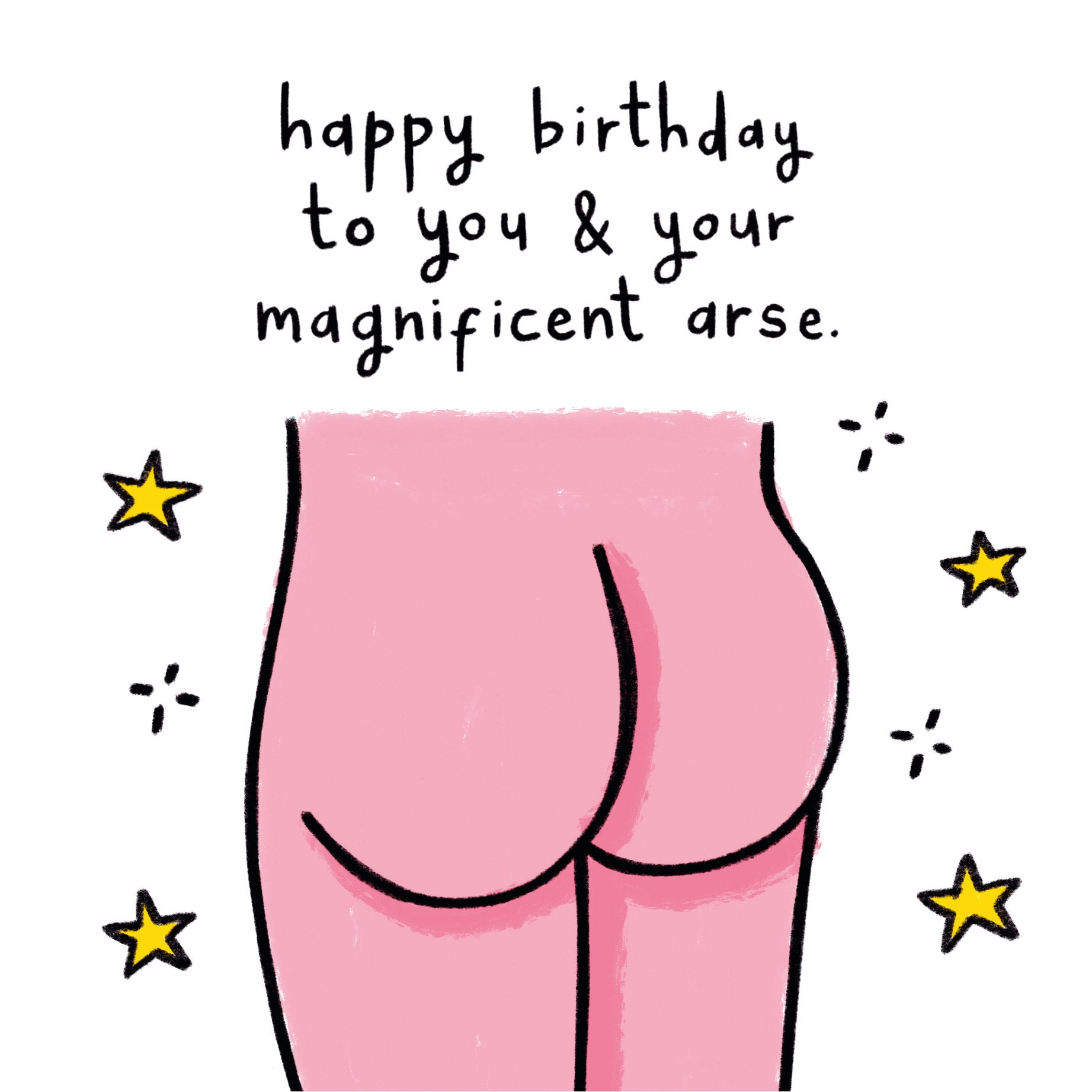 Scribbler To You Your Magnificent Arse Magical Butt Buddy! Funny - Main Image