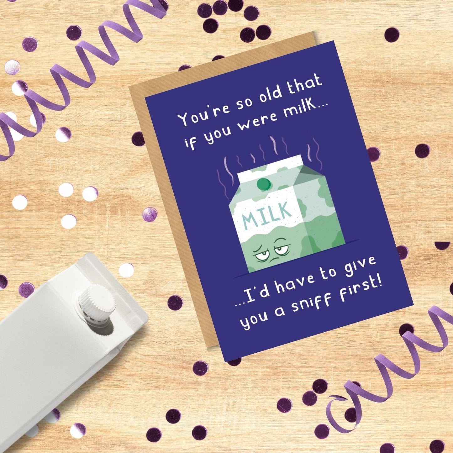 Scribbler You're So Old Sniff Test Spoiled Surprise! Funny Birthday Card