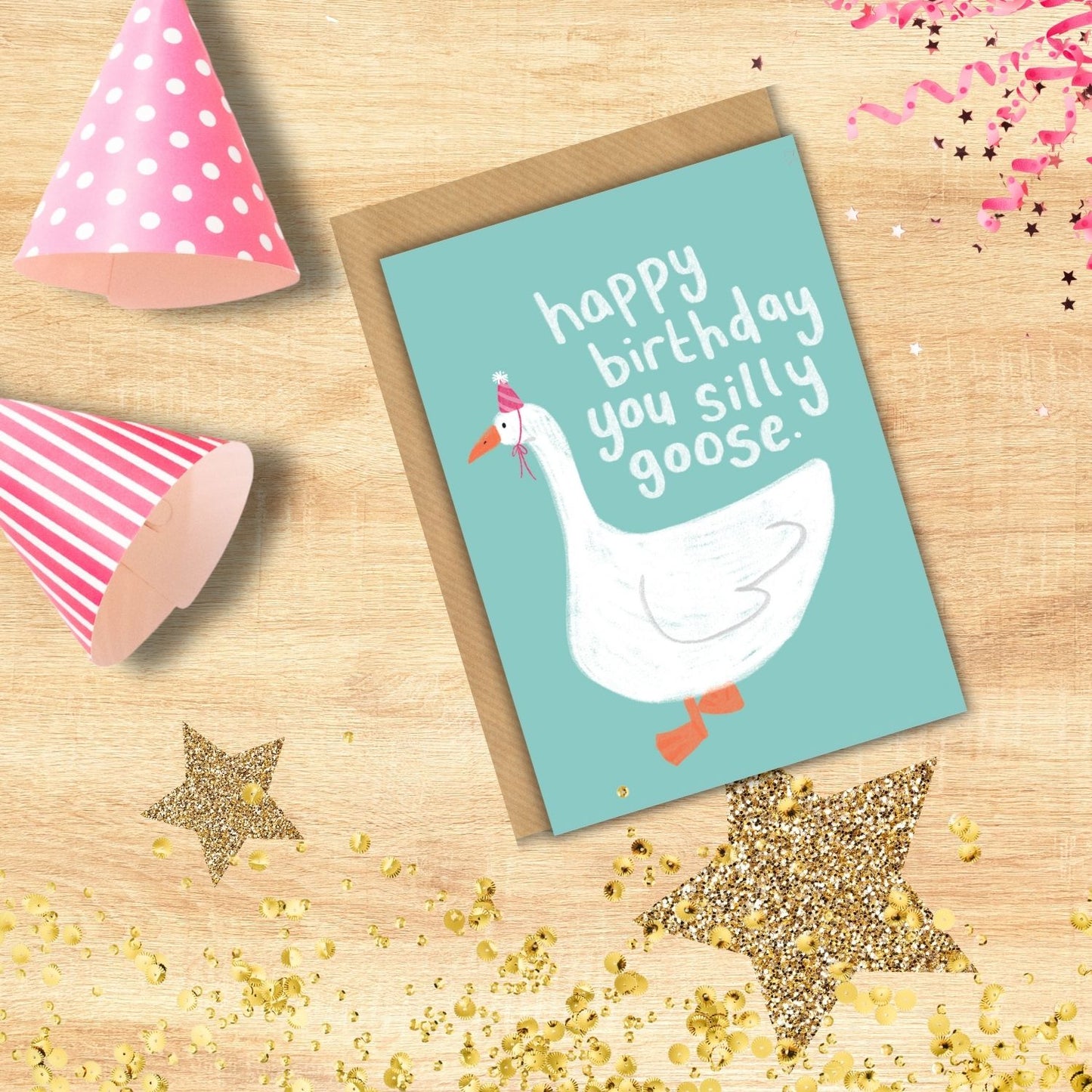 Scribbler Happy Birthday You Silly Goose Honk-Tastic Funny Birthday Card