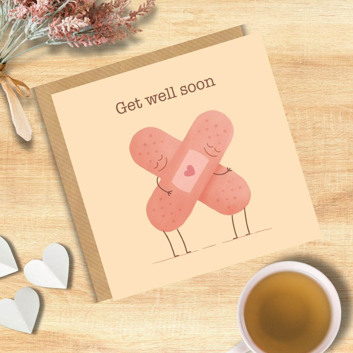 Scribbler Get Well Soon Plasters Plaster Love Fest! Funny Get Well Greeting Card